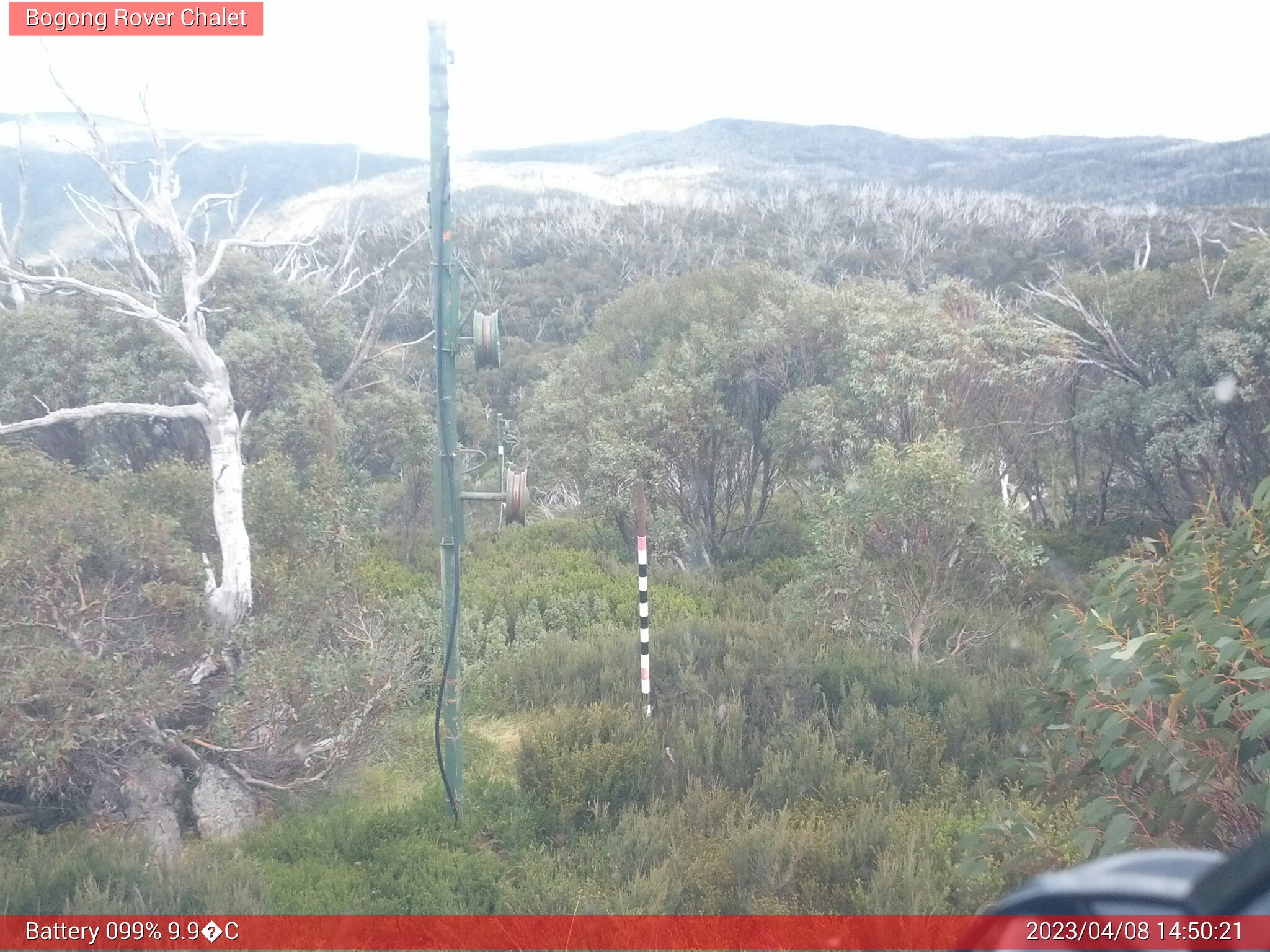 Bogong Web Cam 2:50pm Saturday 8th of April 2023