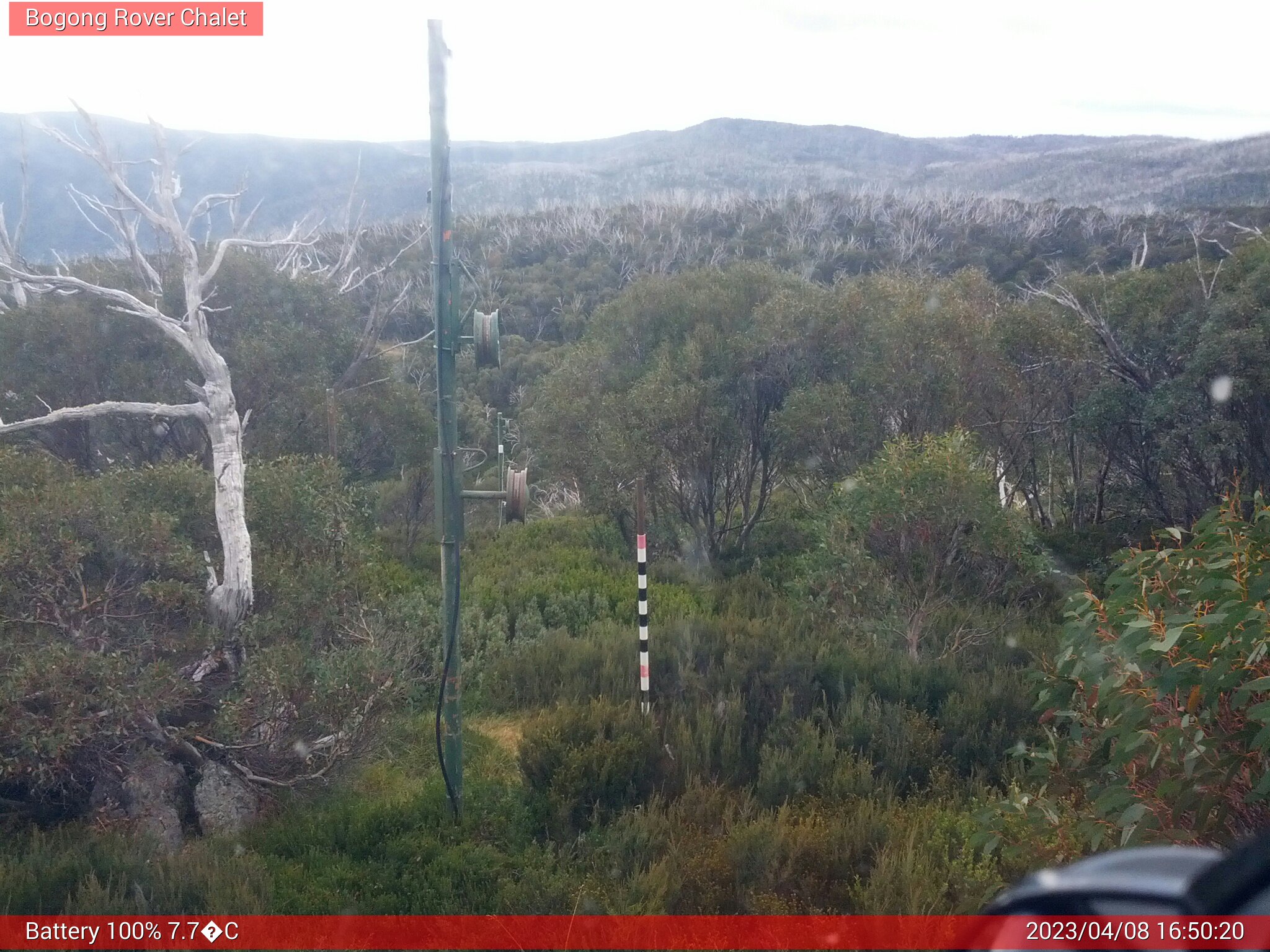 Bogong Web Cam 4:50pm Saturday 8th of April 2023