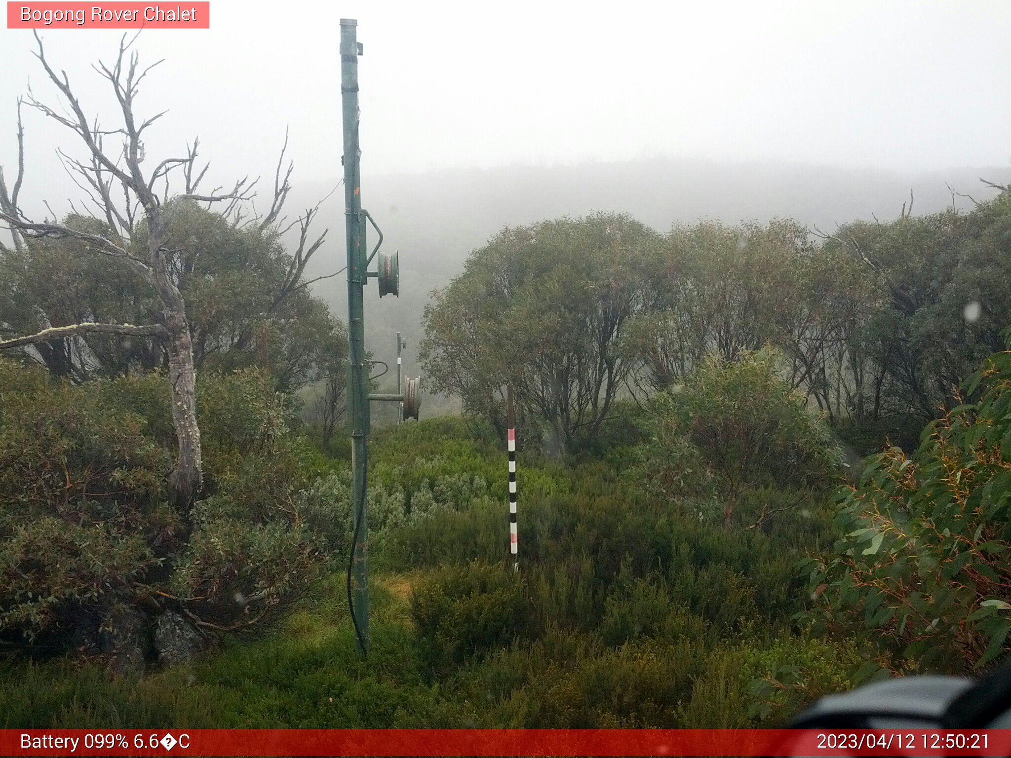 Bogong Web Cam 12:50pm Wednesday 12th of April 2023