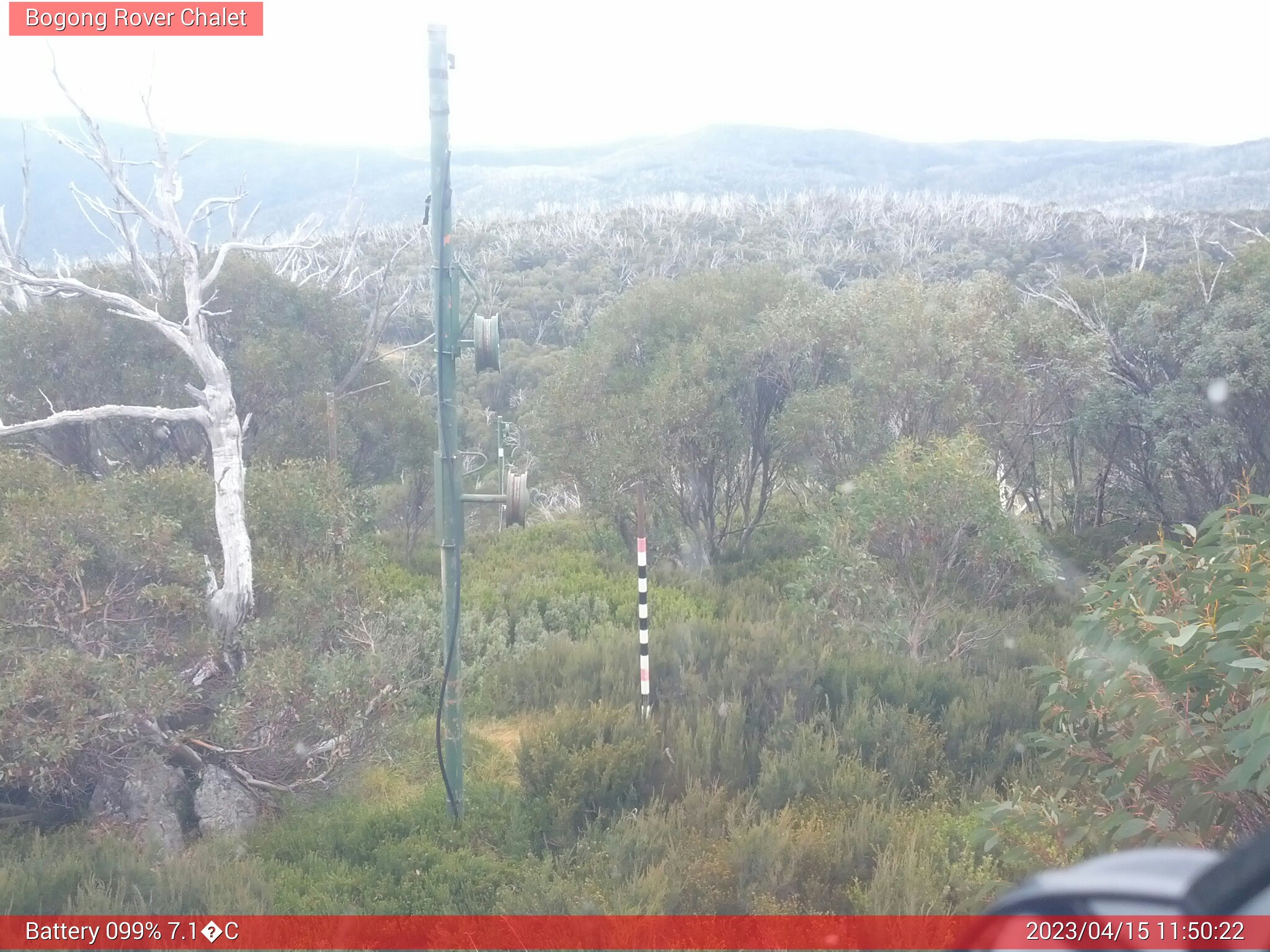 Bogong Web Cam 11:50am Saturday 15th of April 2023