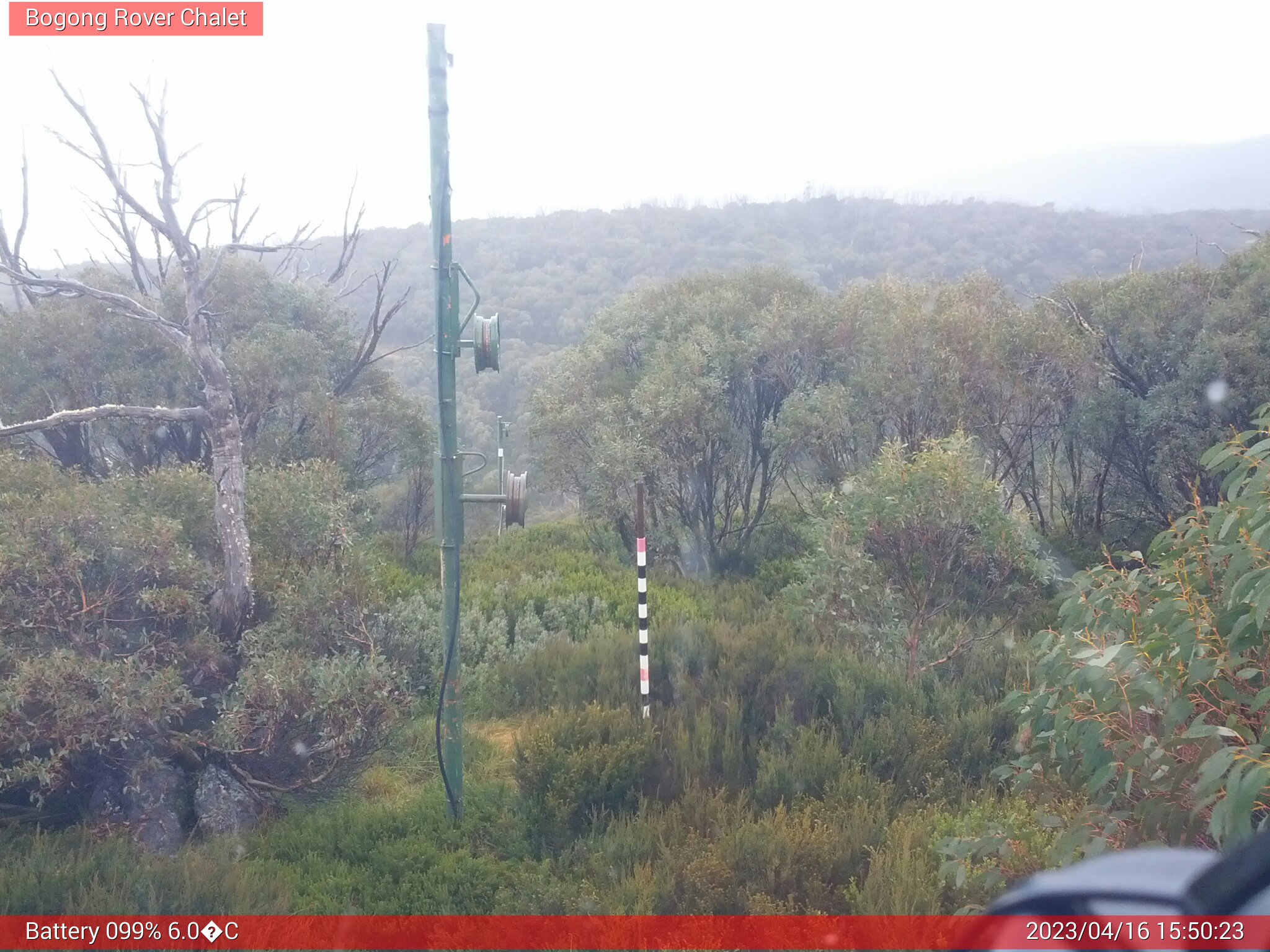 Bogong Web Cam 3:50pm Sunday 16th of April 2023