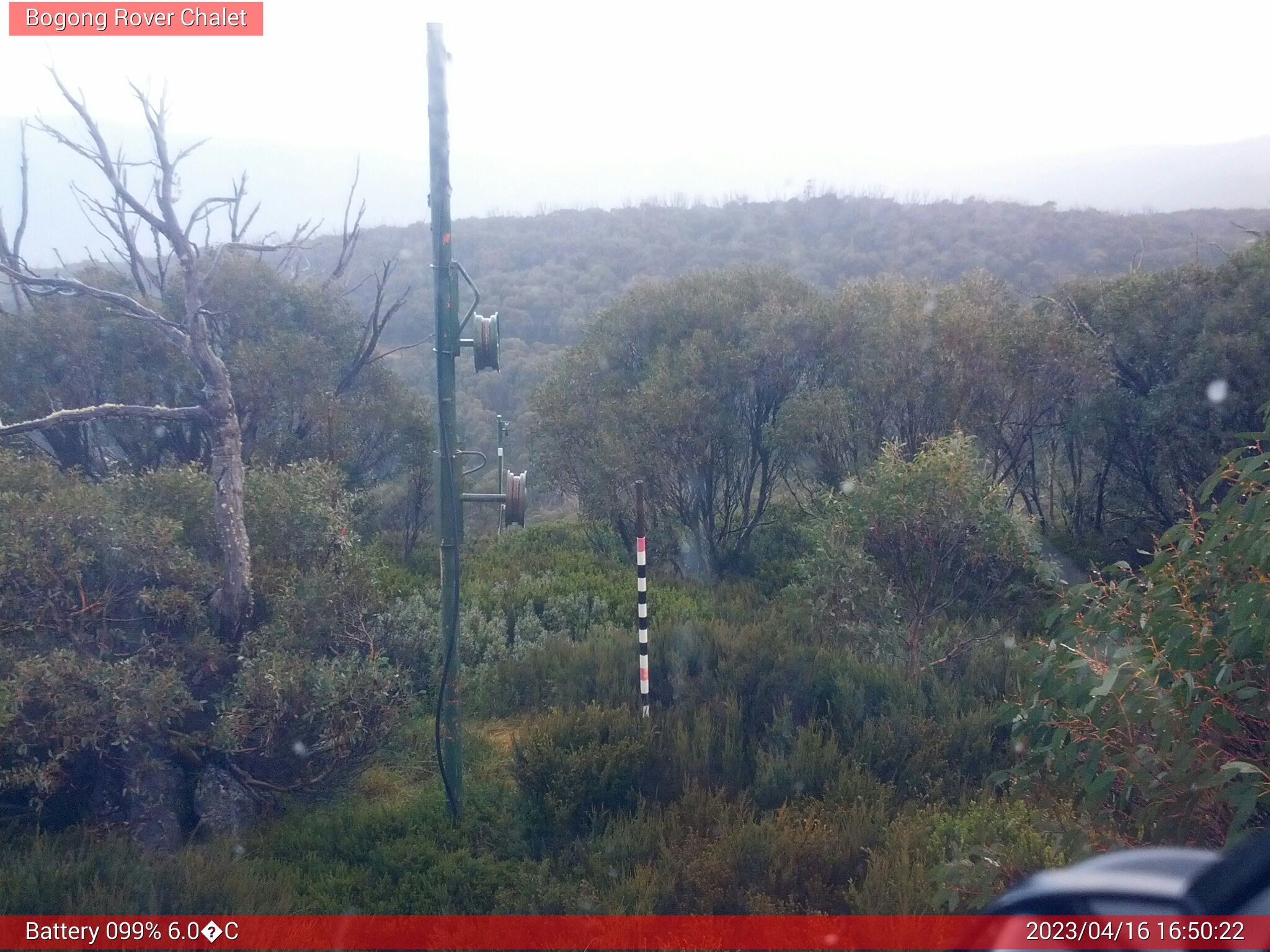 Bogong Web Cam 4:50pm Sunday 16th of April 2023