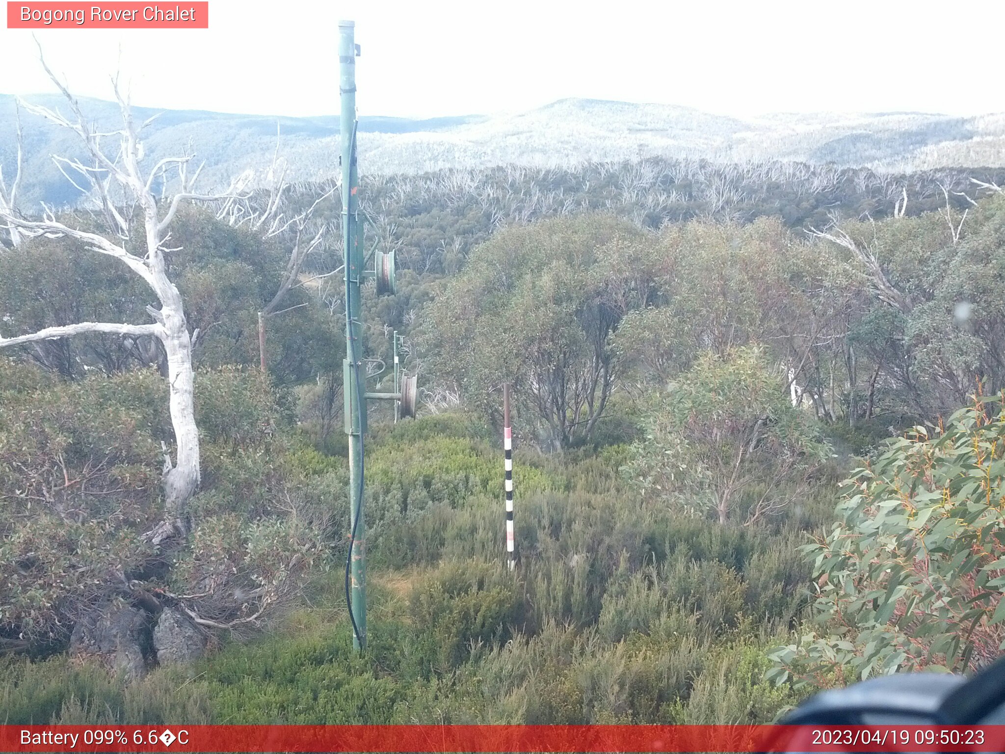 Bogong Web Cam 9:50am Wednesday 19th of April 2023