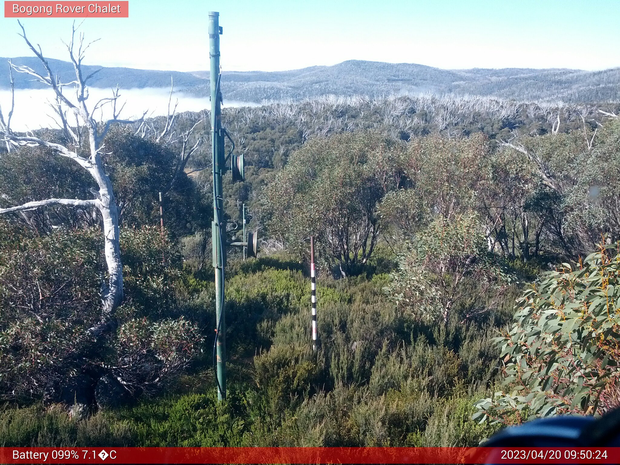 Bogong Web Cam 9:50am Thursday 20th of April 2023