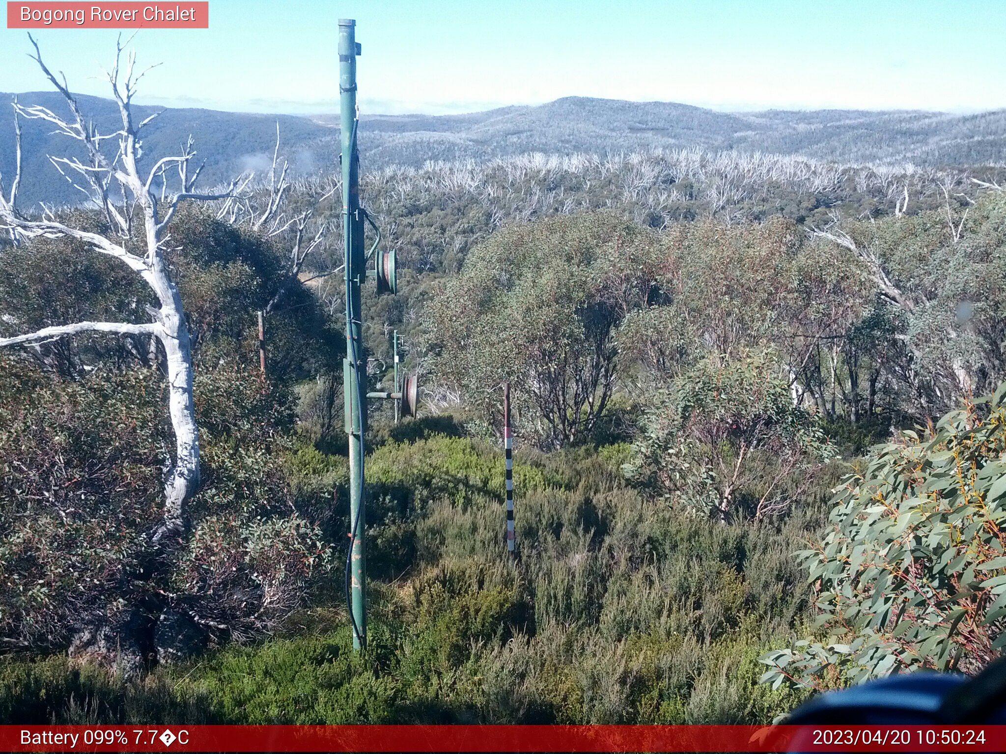 Bogong Web Cam 10:50am Thursday 20th of April 2023