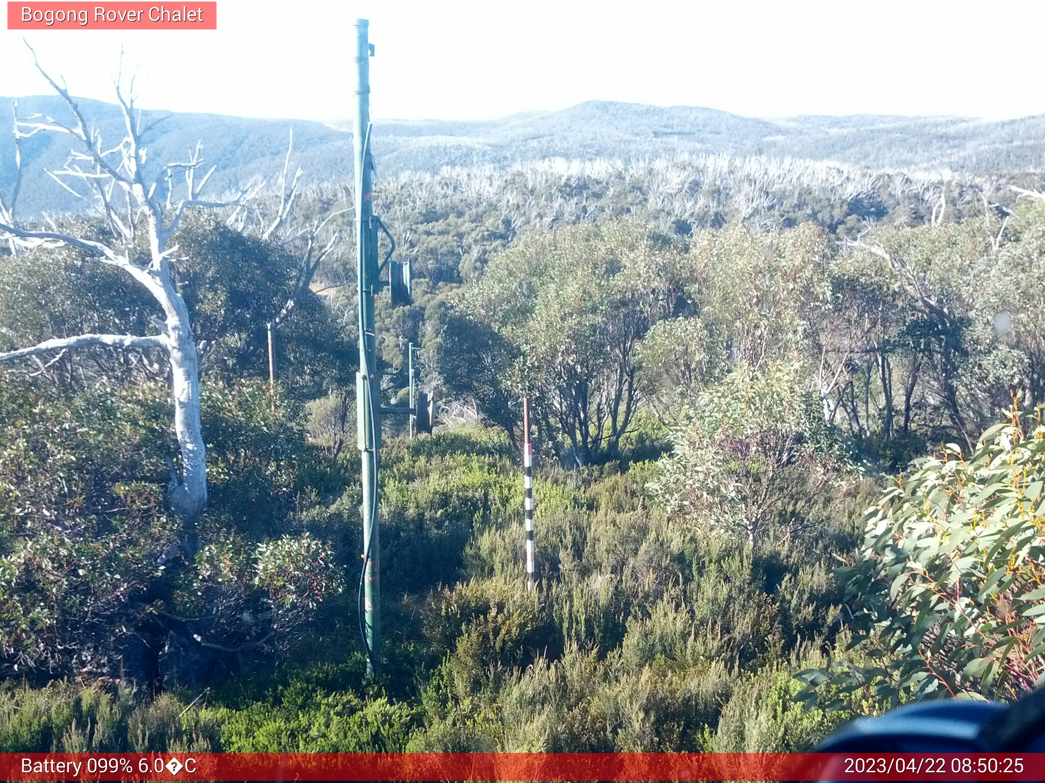 Bogong Web Cam 8:50am Saturday 22nd of April 2023