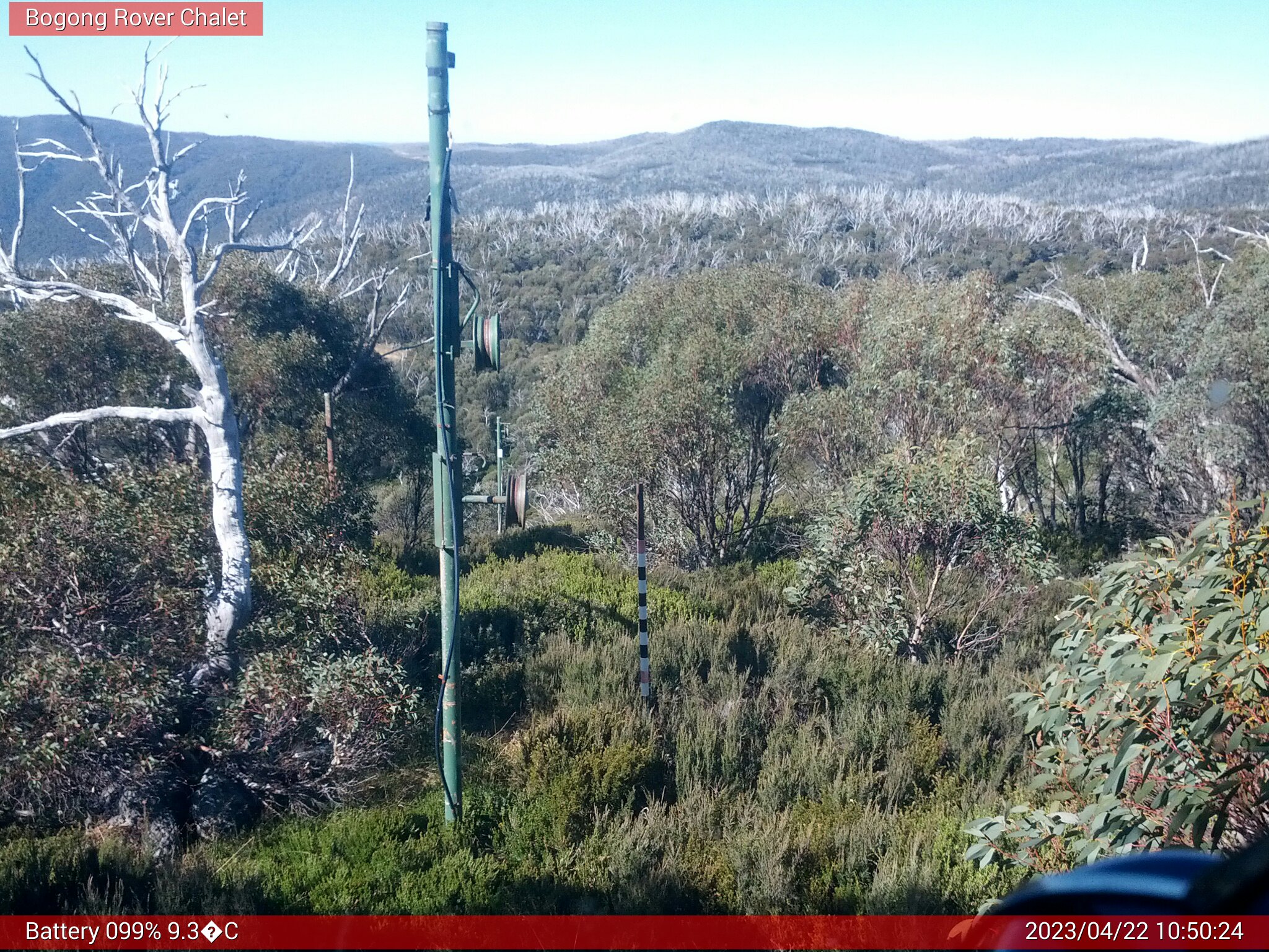 Bogong Web Cam 10:50am Saturday 22nd of April 2023