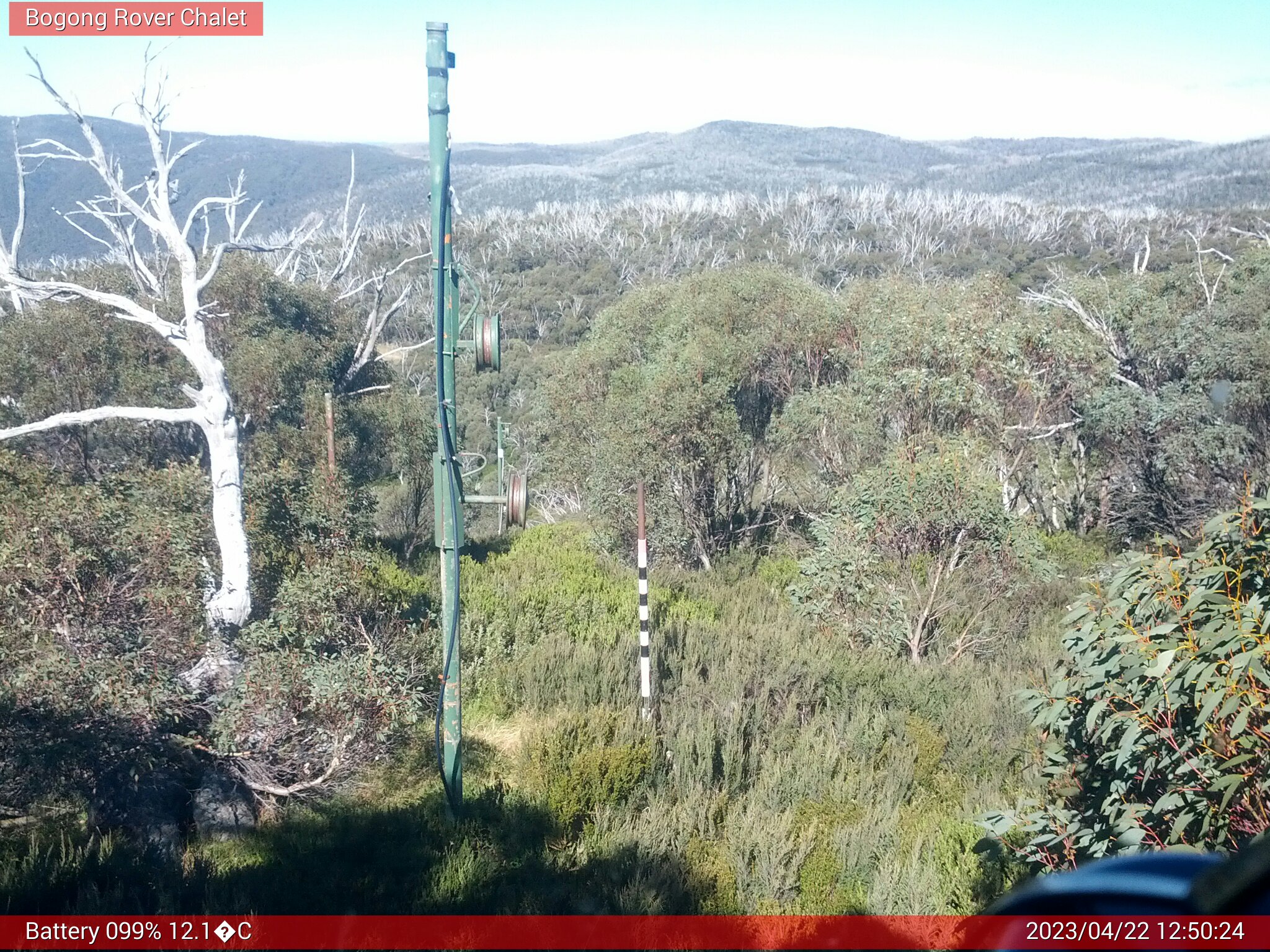 Bogong Web Cam 12:50pm Saturday 22nd of April 2023