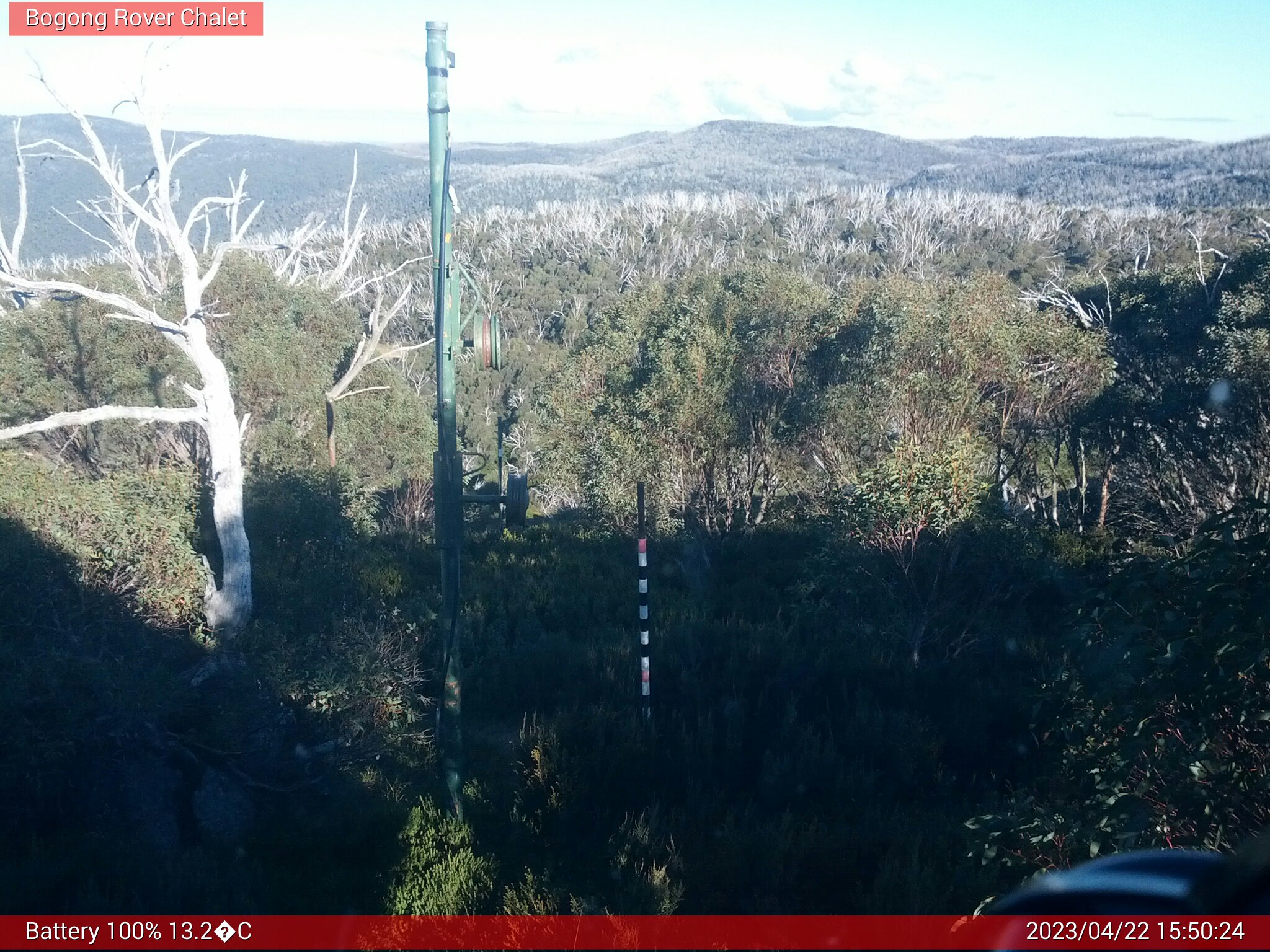 Bogong Web Cam 3:50pm Saturday 22nd of April 2023