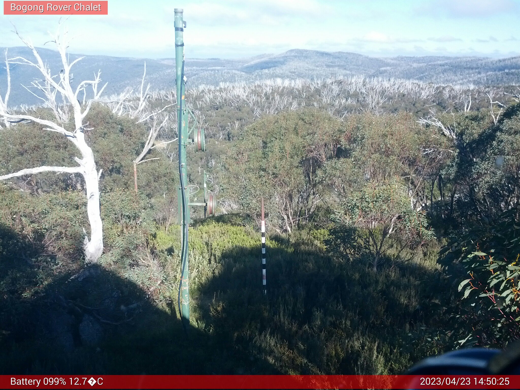 Bogong Web Cam 2:50pm Sunday 23rd of April 2023