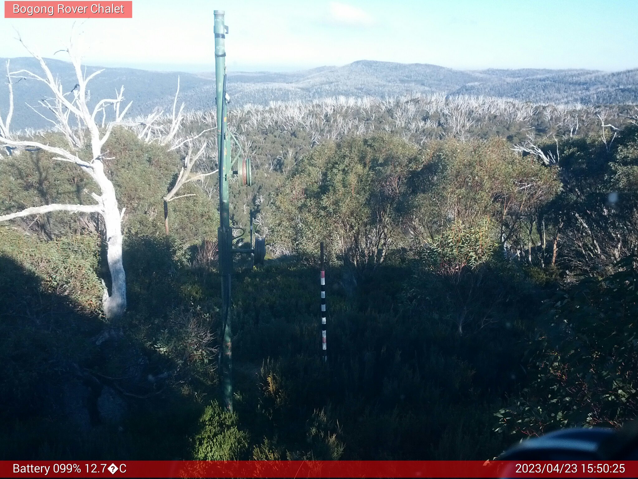 Bogong Web Cam 3:50pm Sunday 23rd of April 2023