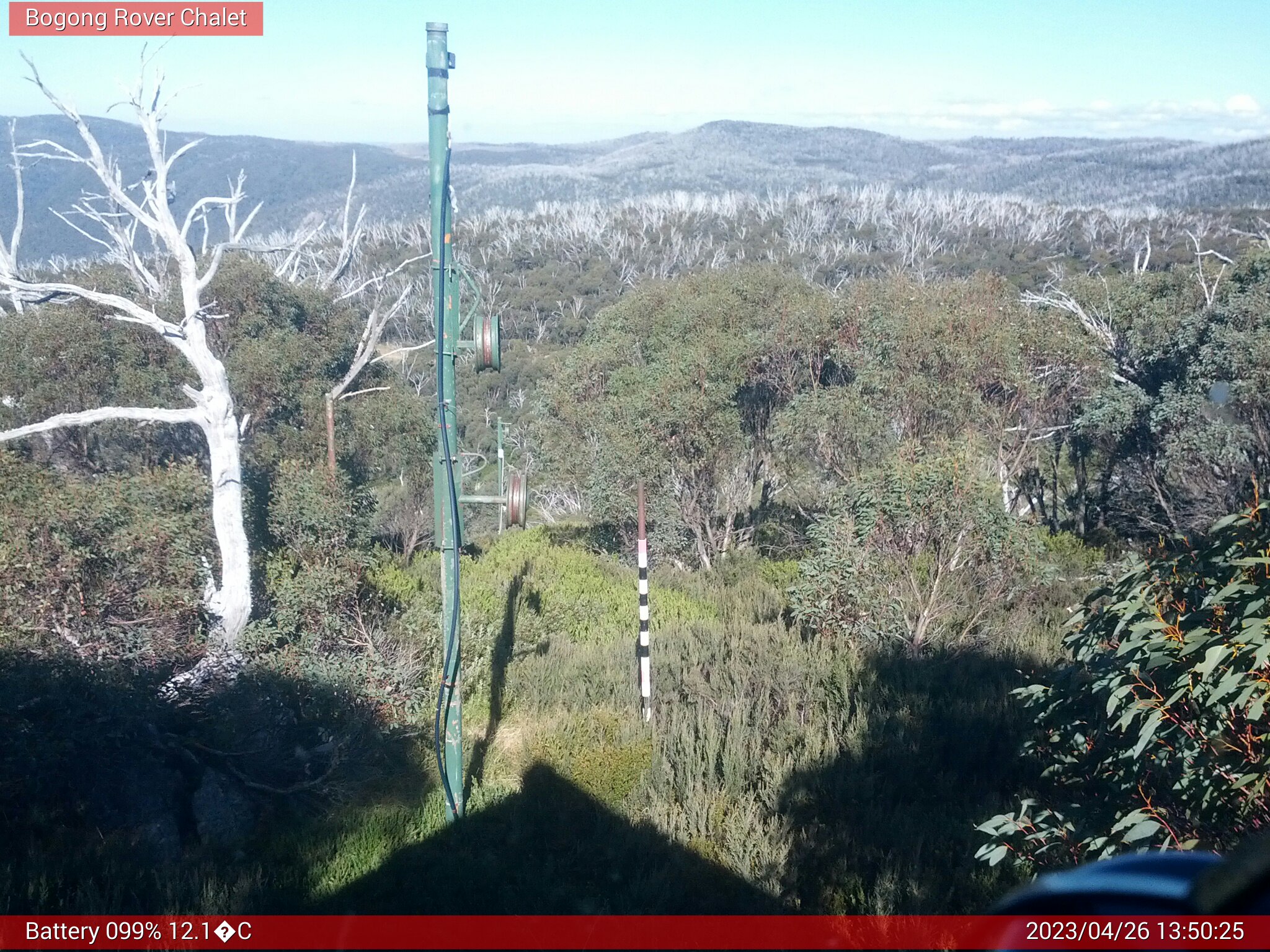 Bogong Web Cam 1:50pm Wednesday 26th of April 2023