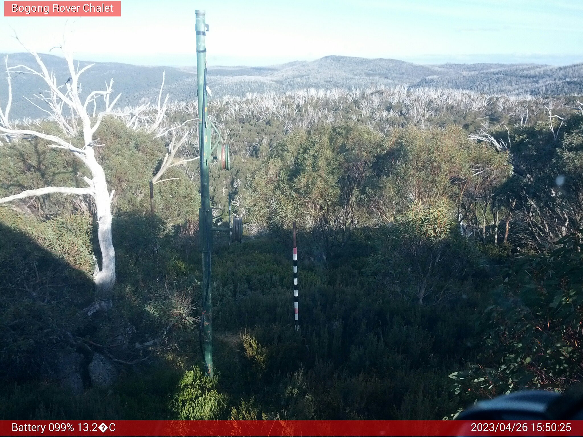 Bogong Web Cam 3:50pm Wednesday 26th of April 2023