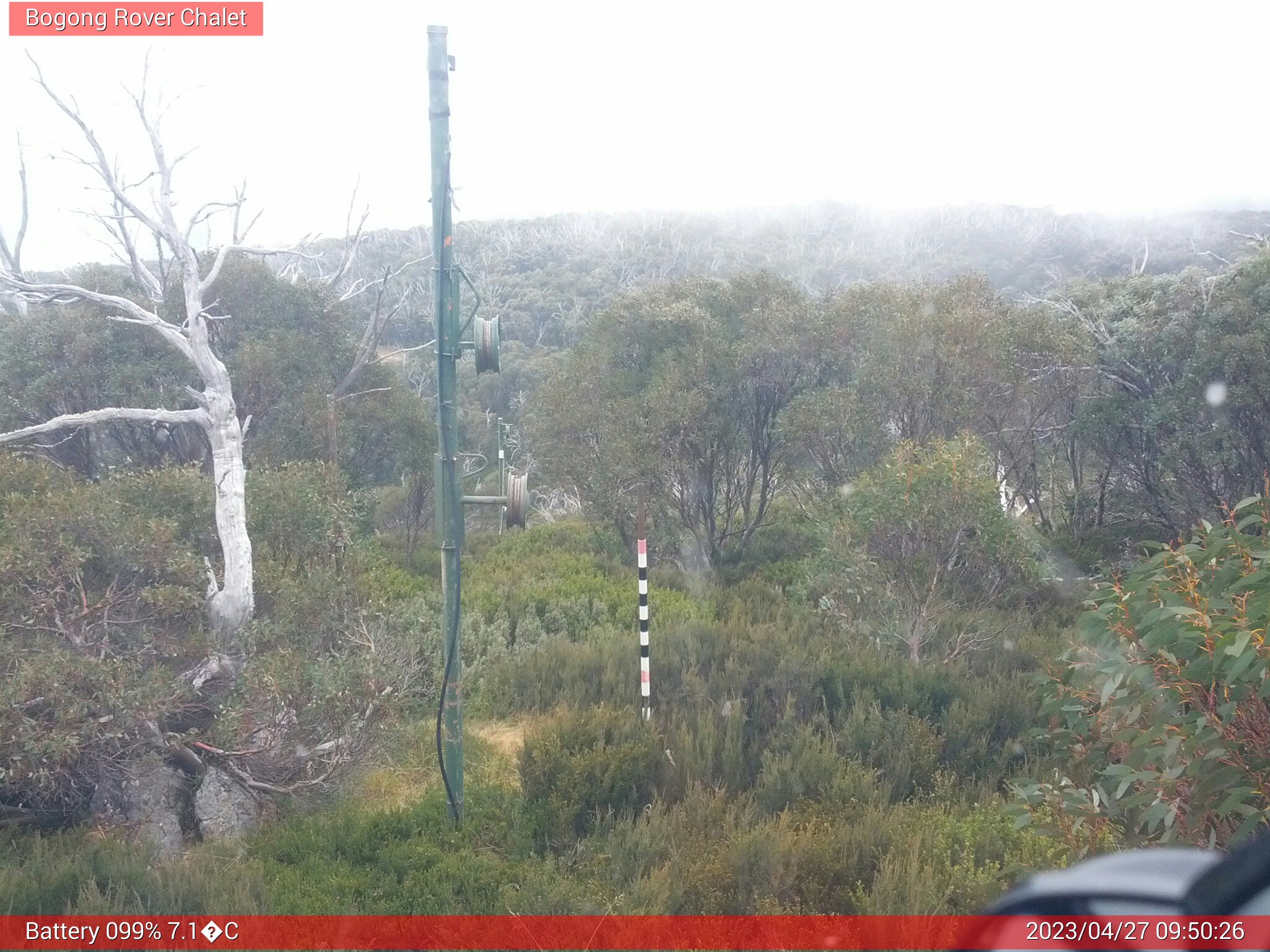 Bogong Web Cam 9:50am Thursday 27th of April 2023