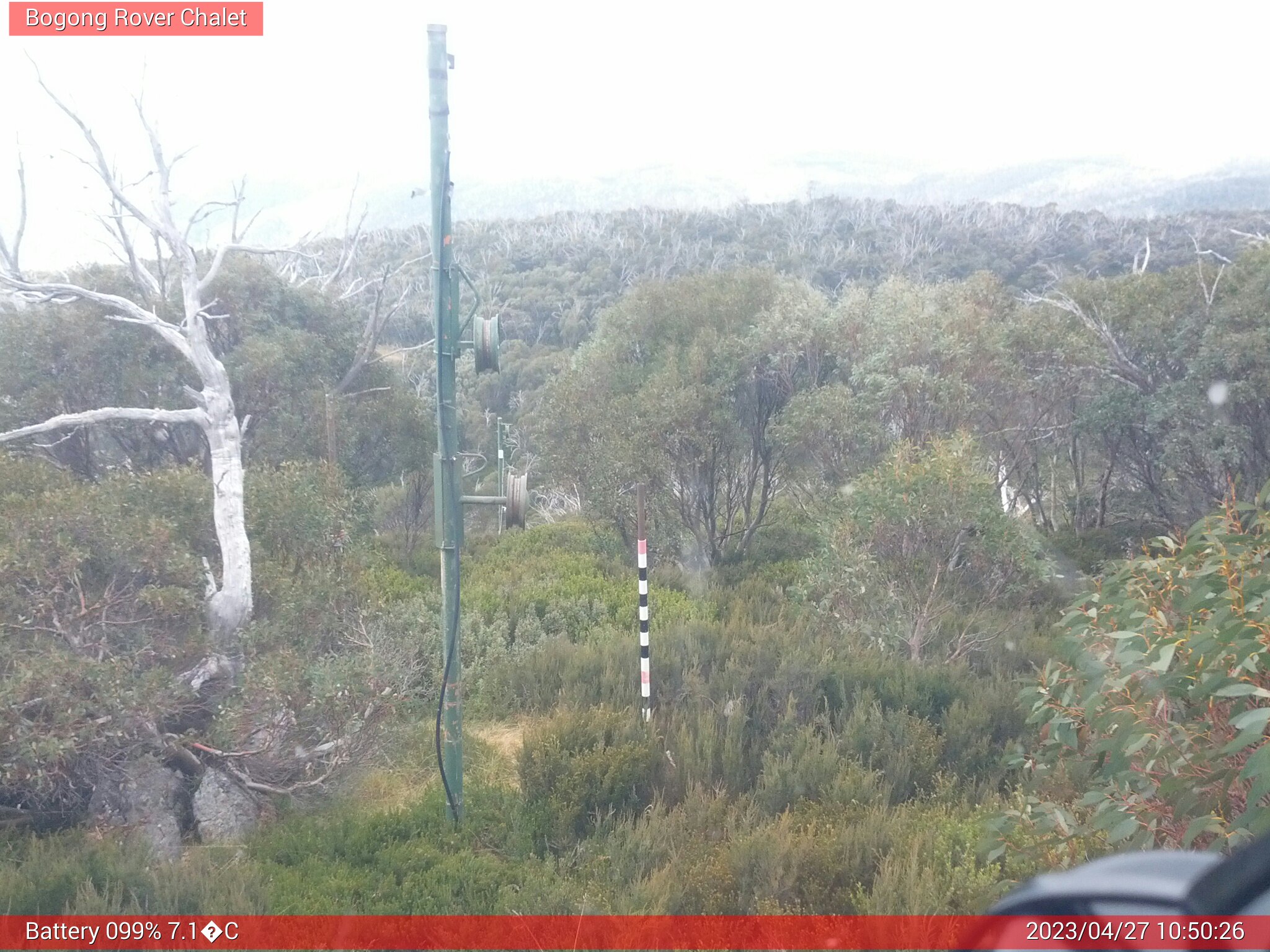 Bogong Web Cam 10:50am Thursday 27th of April 2023