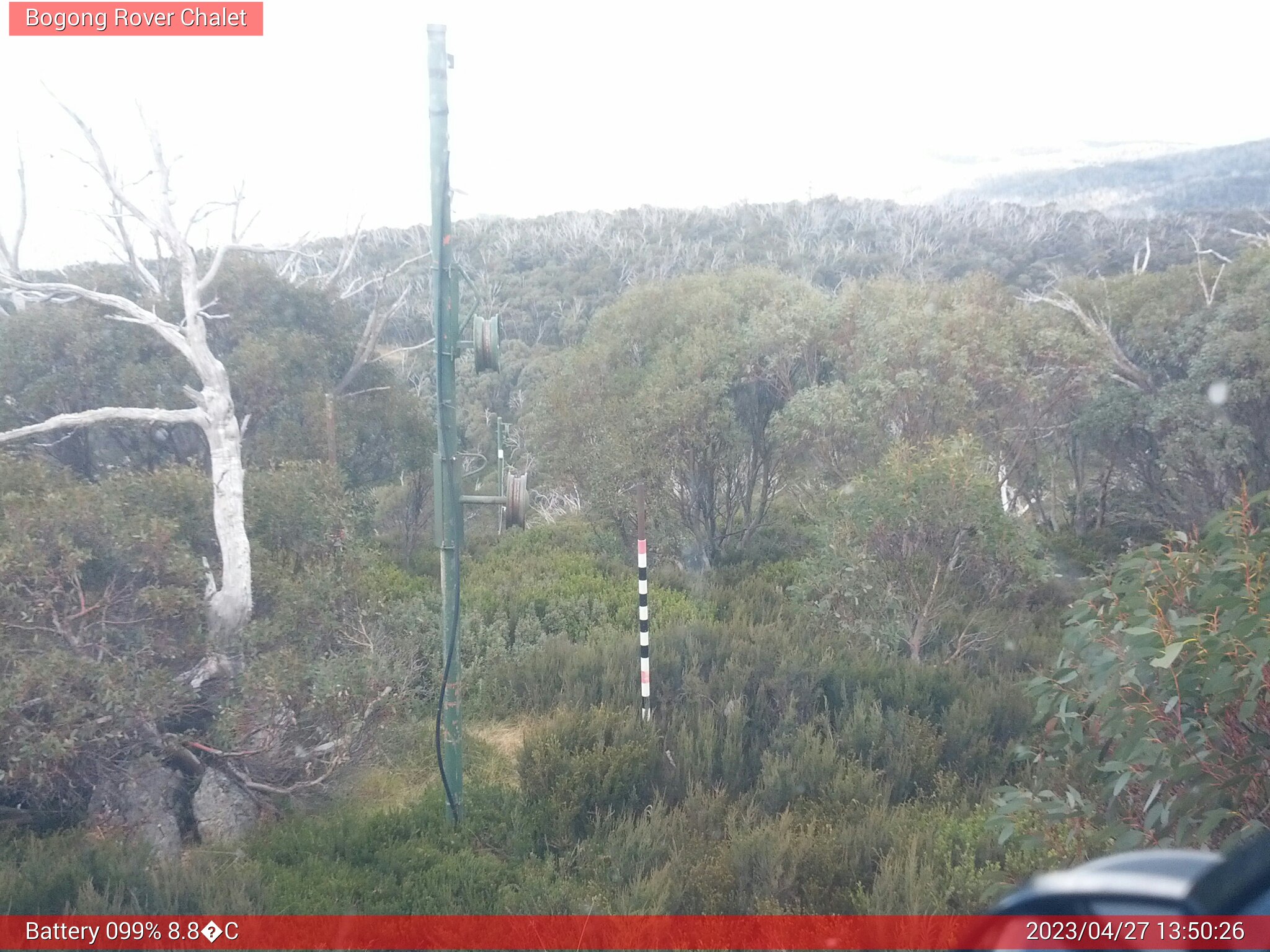 Bogong Web Cam 1:50pm Thursday 27th of April 2023