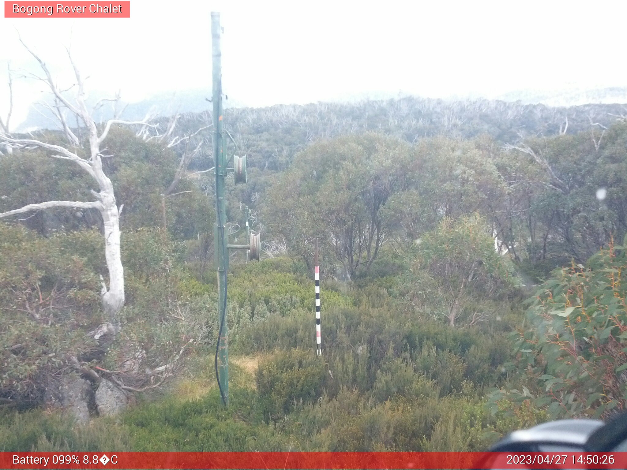 Bogong Web Cam 2:50pm Thursday 27th of April 2023