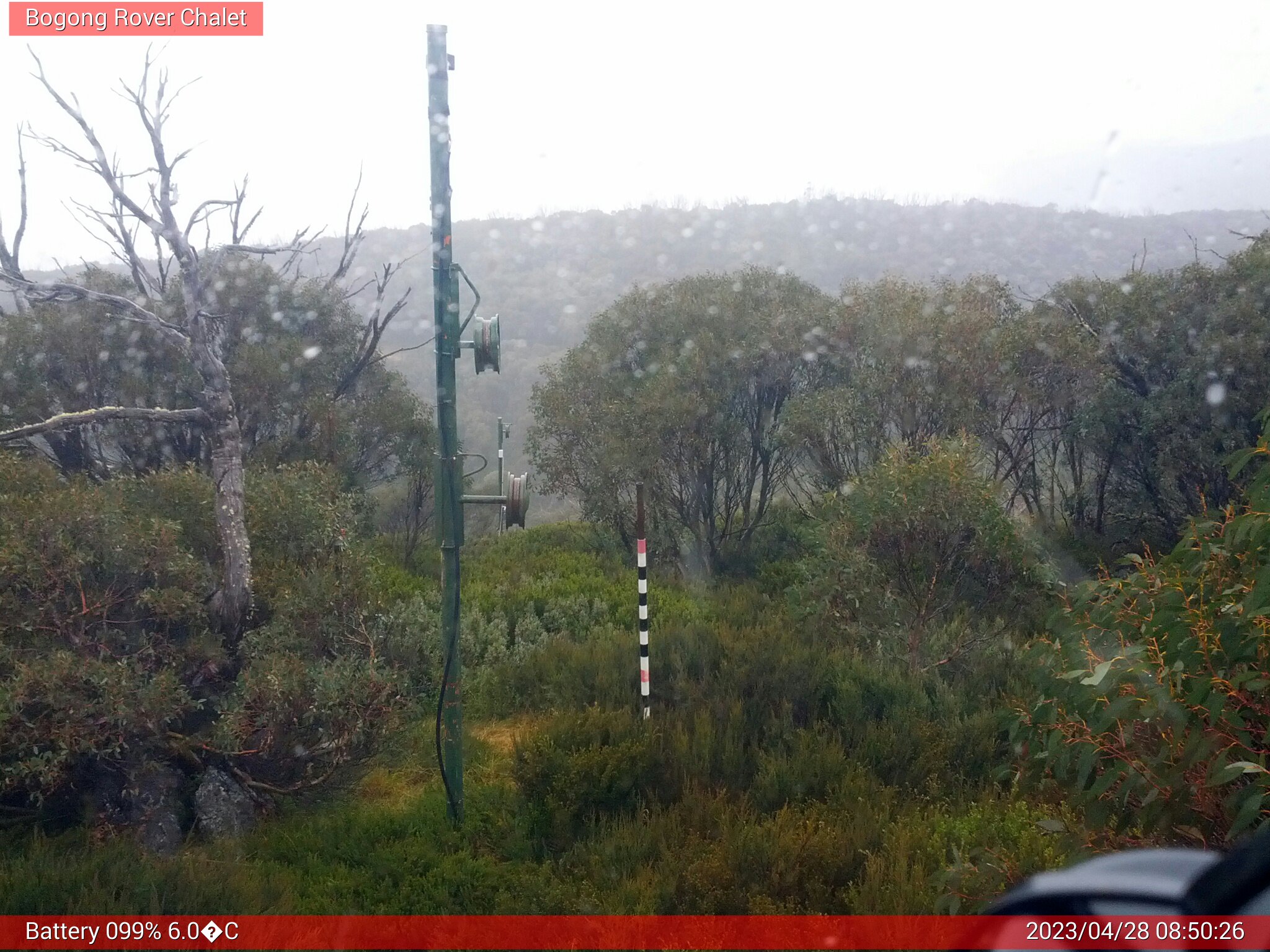 Bogong Web Cam 8:50am Friday 28th of April 2023