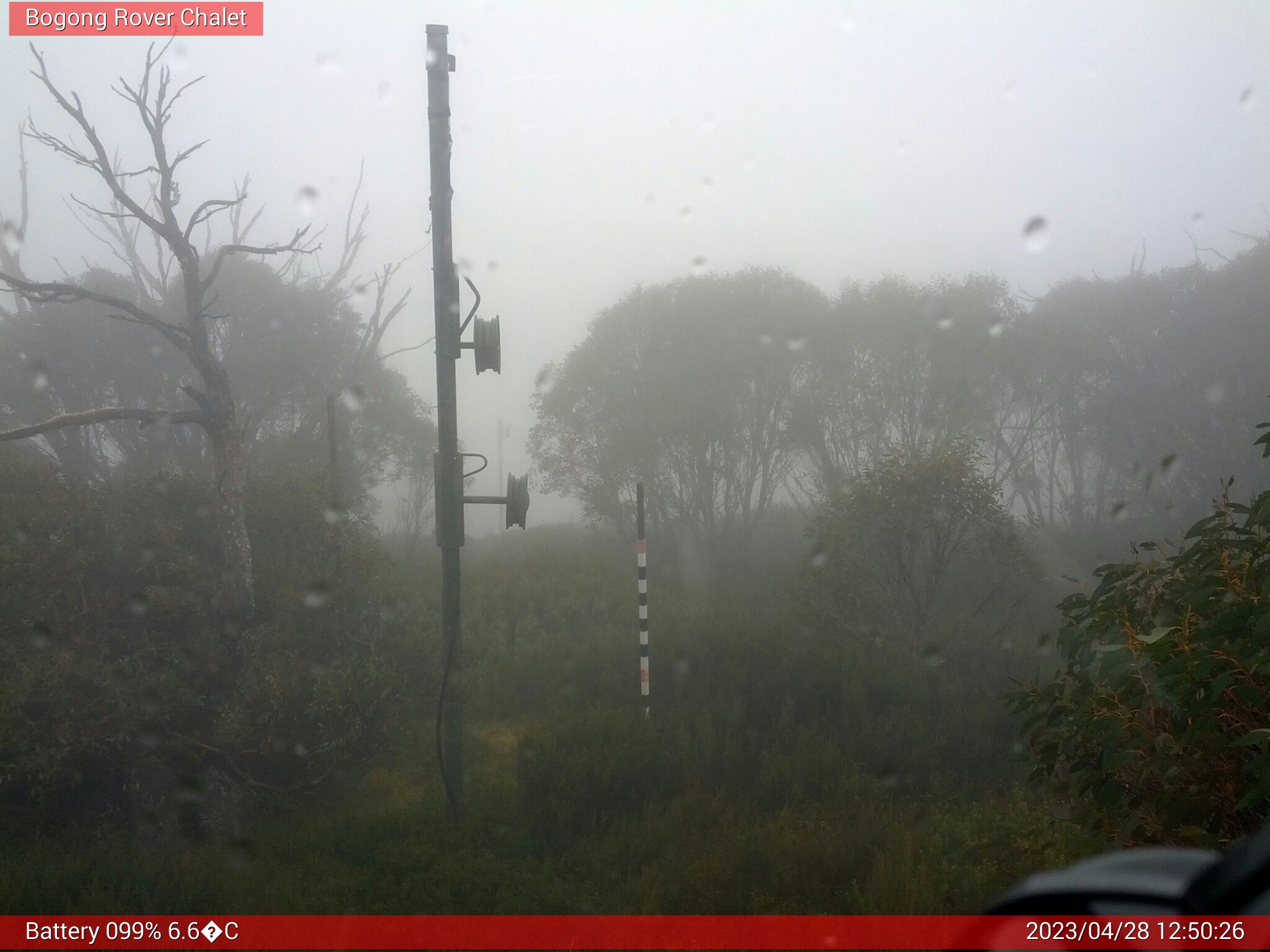 Bogong Web Cam 12:50pm Friday 28th of April 2023