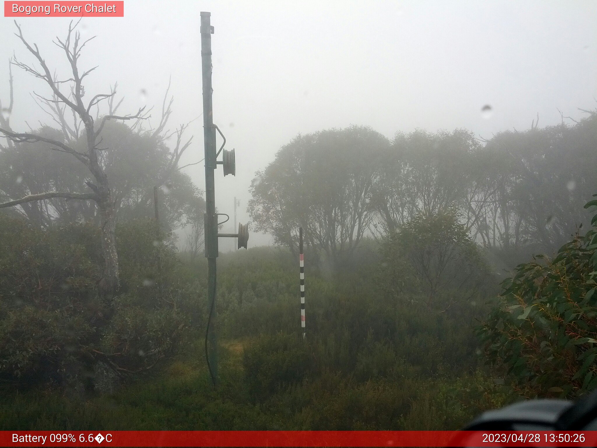 Bogong Web Cam 1:50pm Friday 28th of April 2023