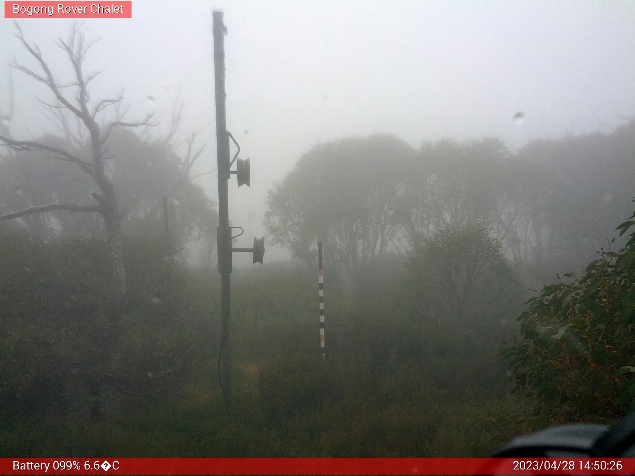 Bogong Web Cam 2:50pm Friday 28th of April 2023