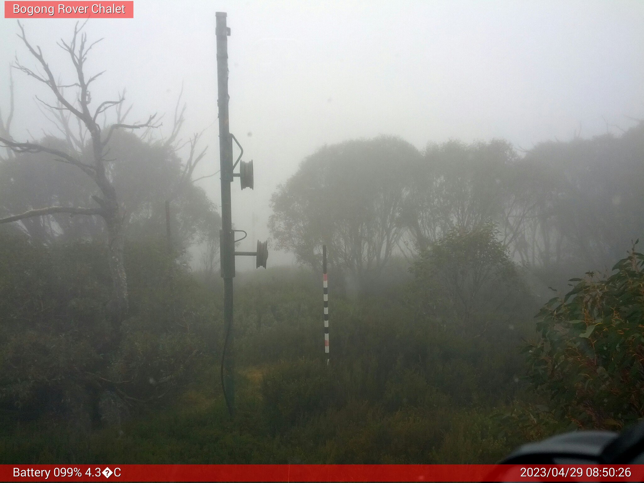 Bogong Web Cam 8:50am Saturday 29th of April 2023