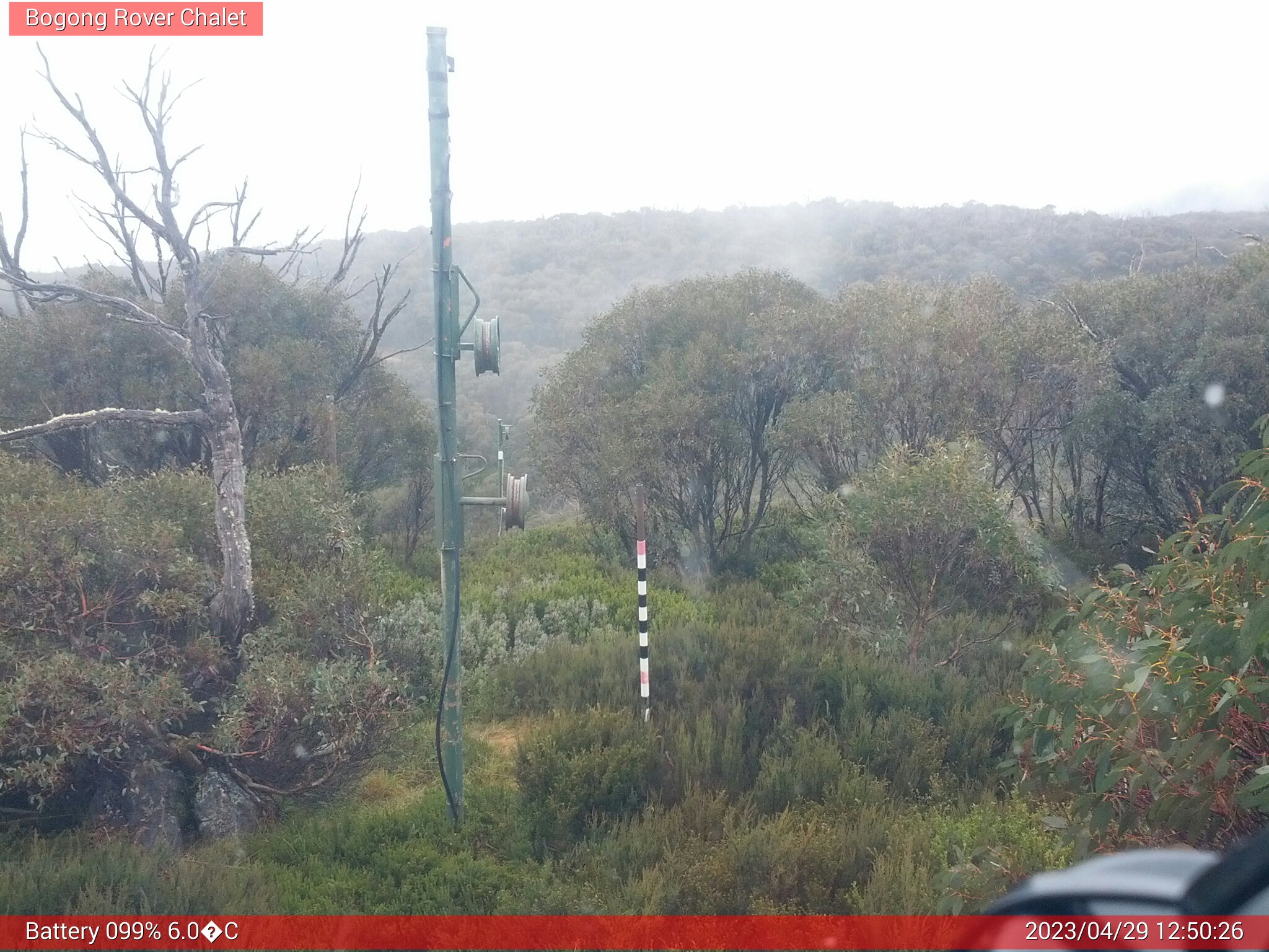 Bogong Web Cam 12:50pm Saturday 29th of April 2023