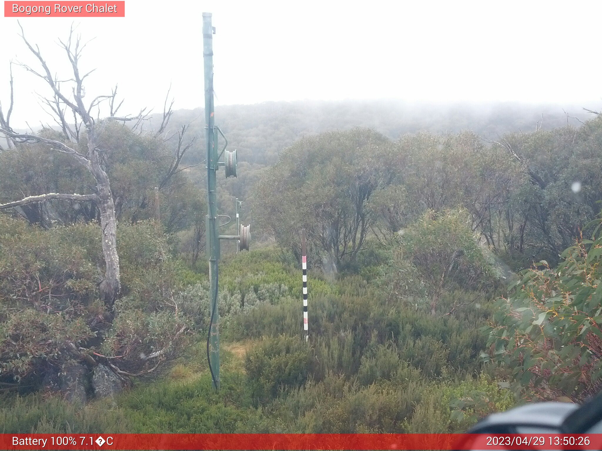 Bogong Web Cam 1:50pm Saturday 29th of April 2023