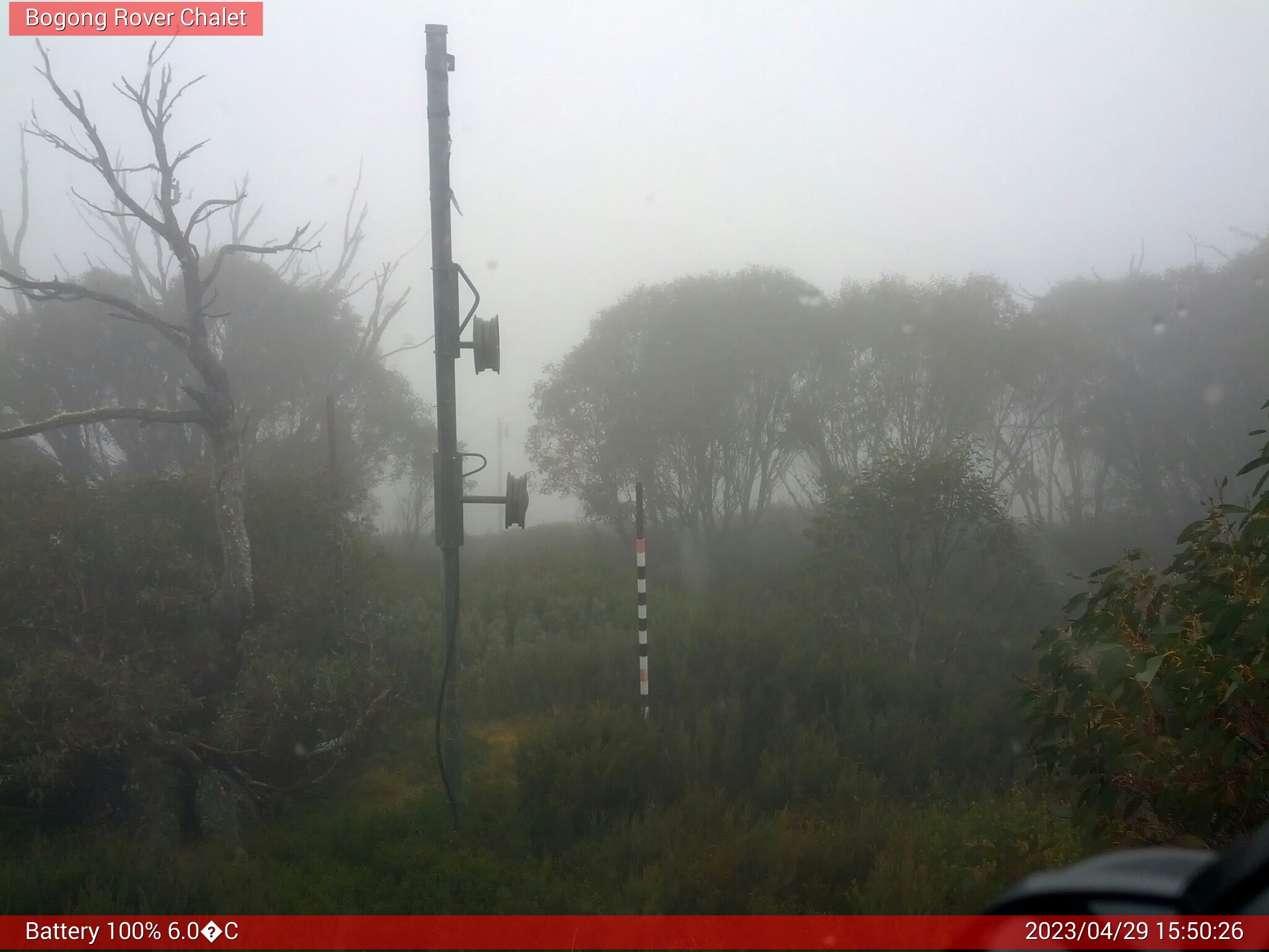 Bogong Web Cam 3:50pm Saturday 29th of April 2023