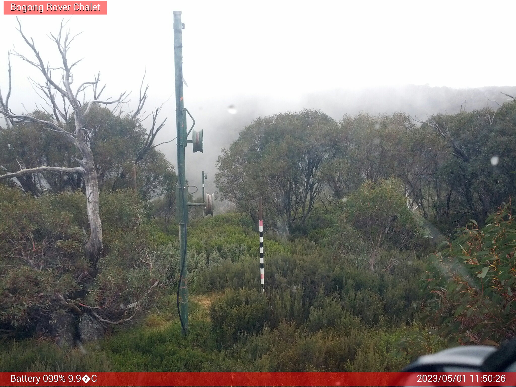 Bogong Web Cam 11:50am Monday 1st of May 2023