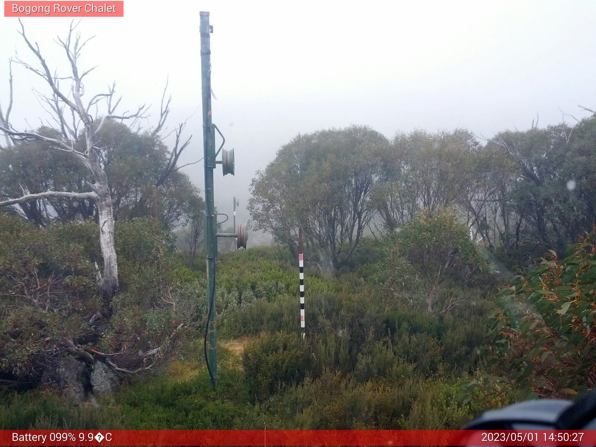 Bogong Web Cam 2:50pm Monday 1st of May 2023