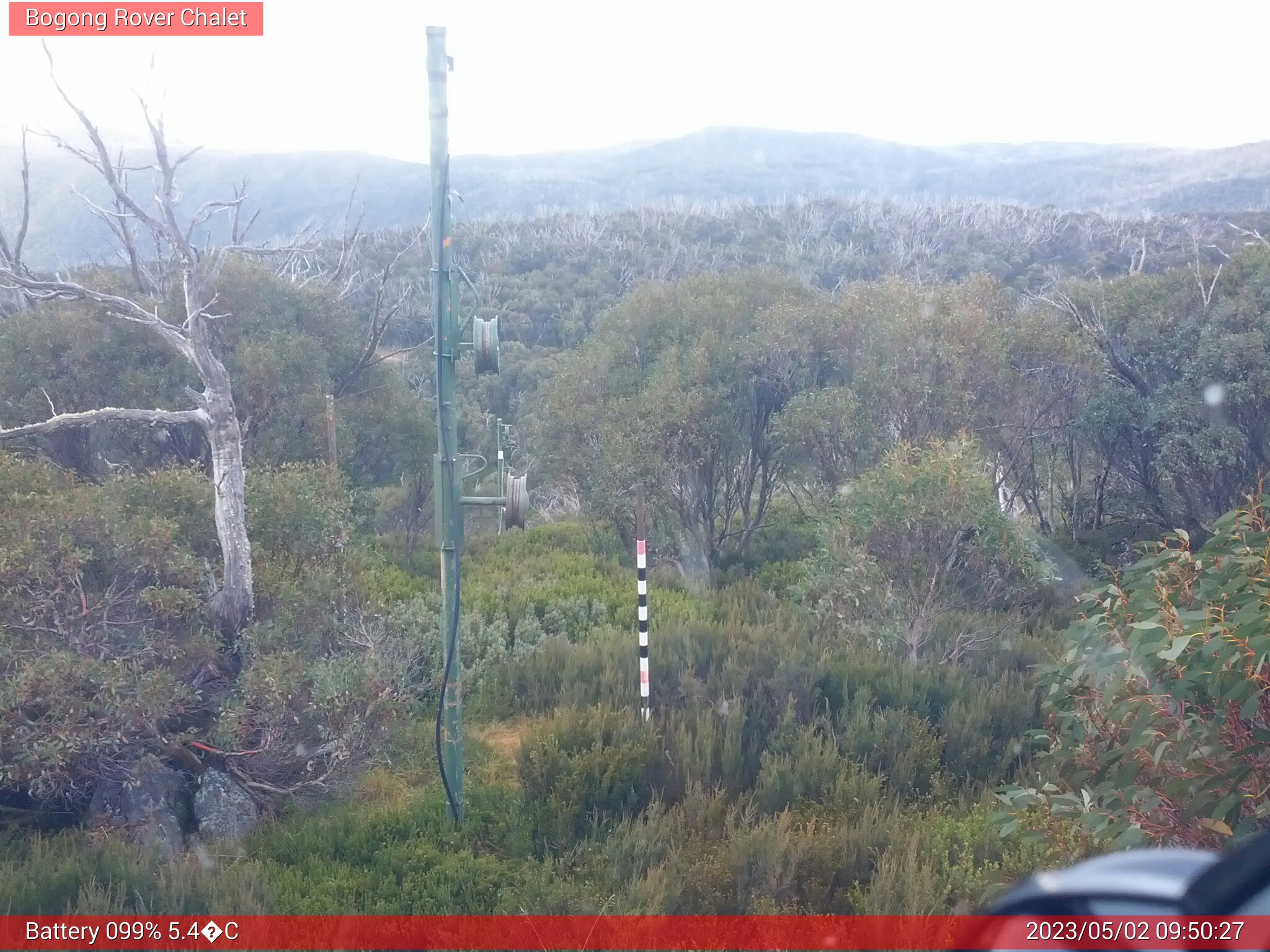 Bogong Web Cam 9:50am Tuesday 2nd of May 2023