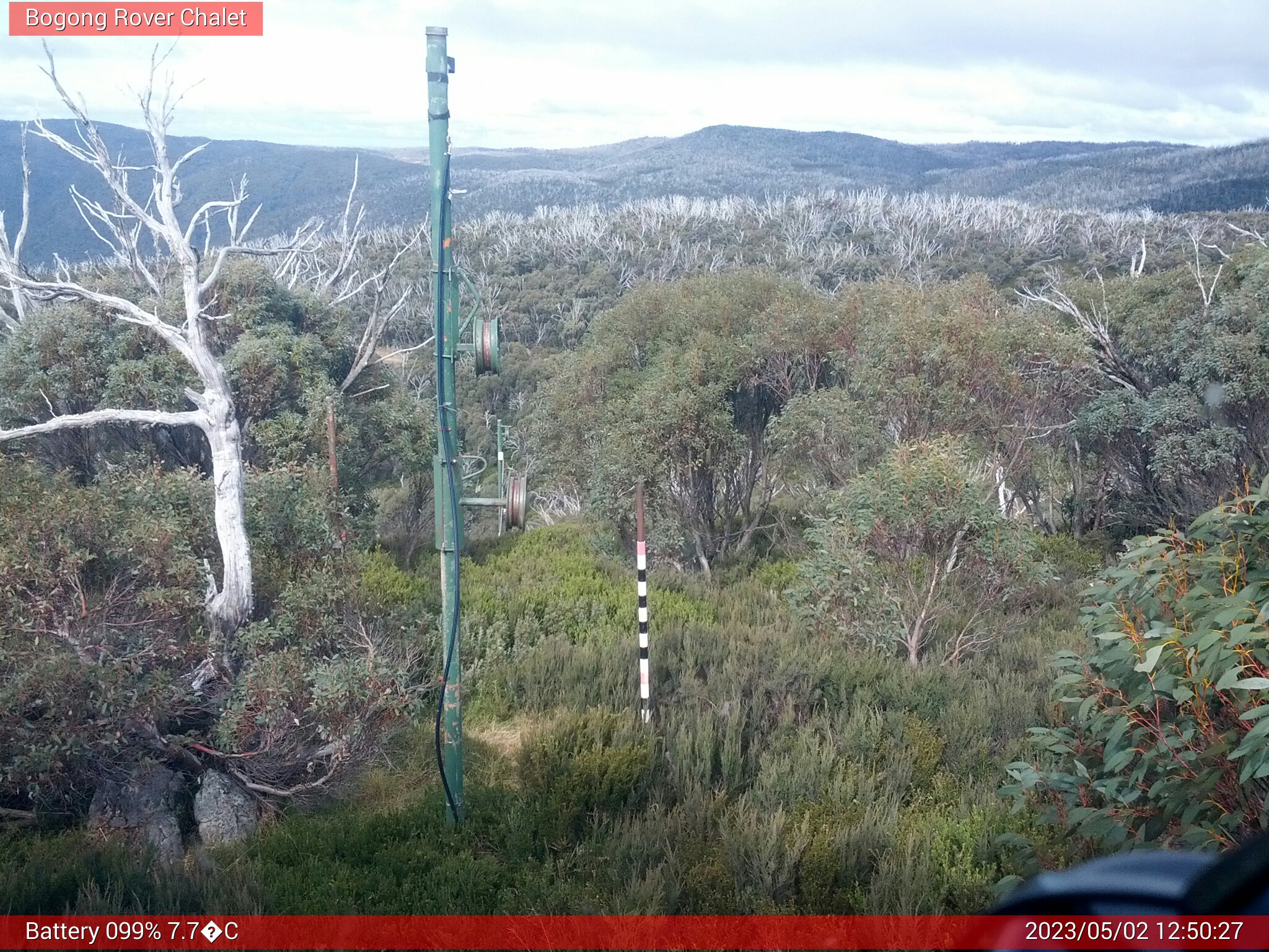 Bogong Web Cam 12:50pm Tuesday 2nd of May 2023