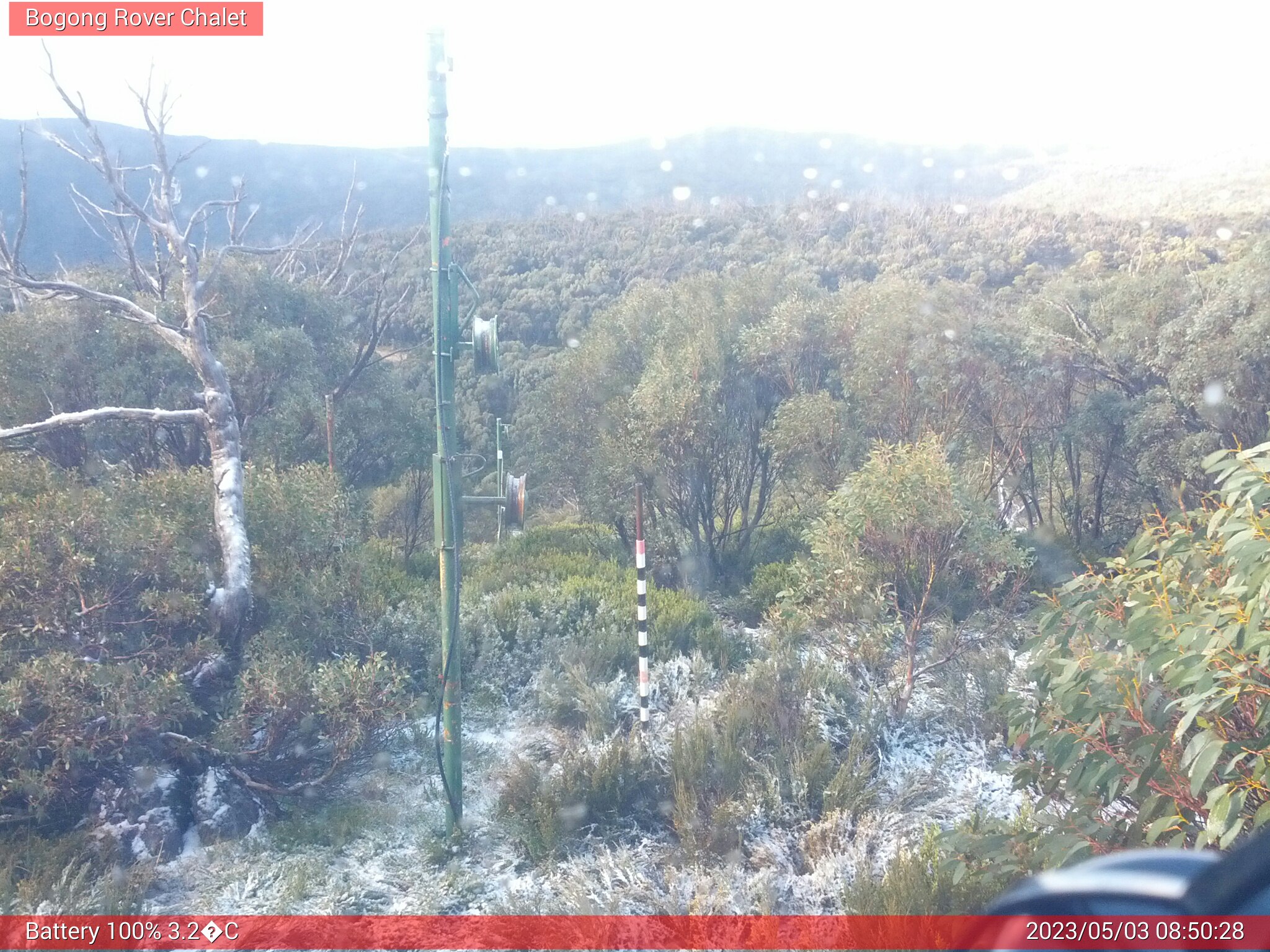 Bogong Web Cam 8:50am Wednesday 3rd of May 2023