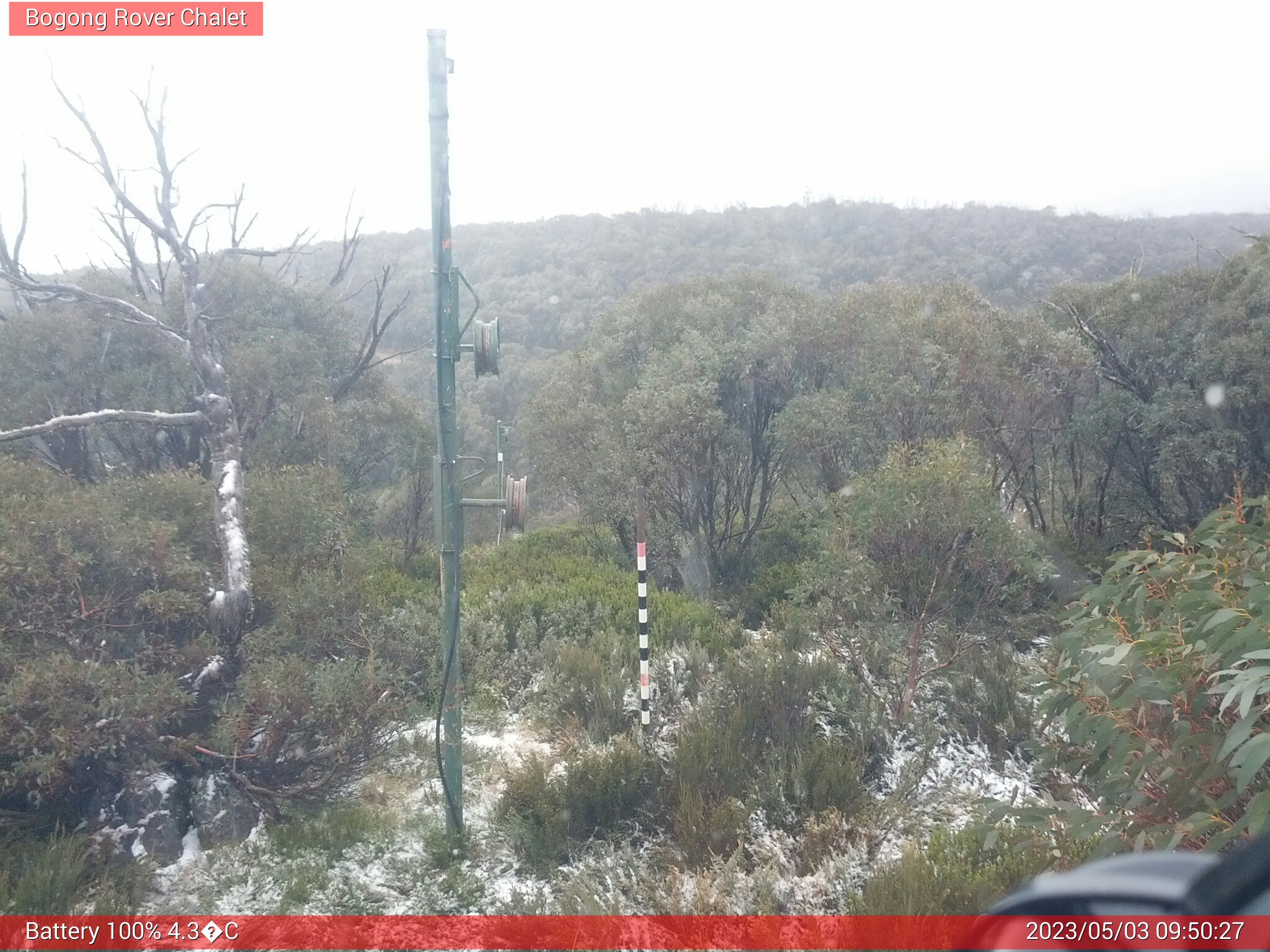 Bogong Web Cam 9:50am Wednesday 3rd of May 2023