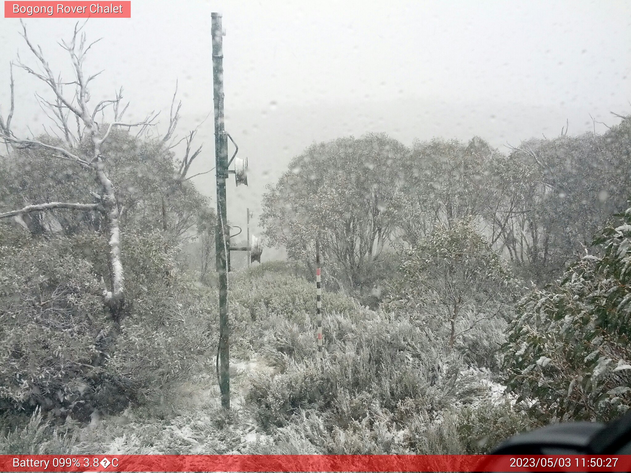 Bogong Web Cam 11:50am Wednesday 3rd of May 2023