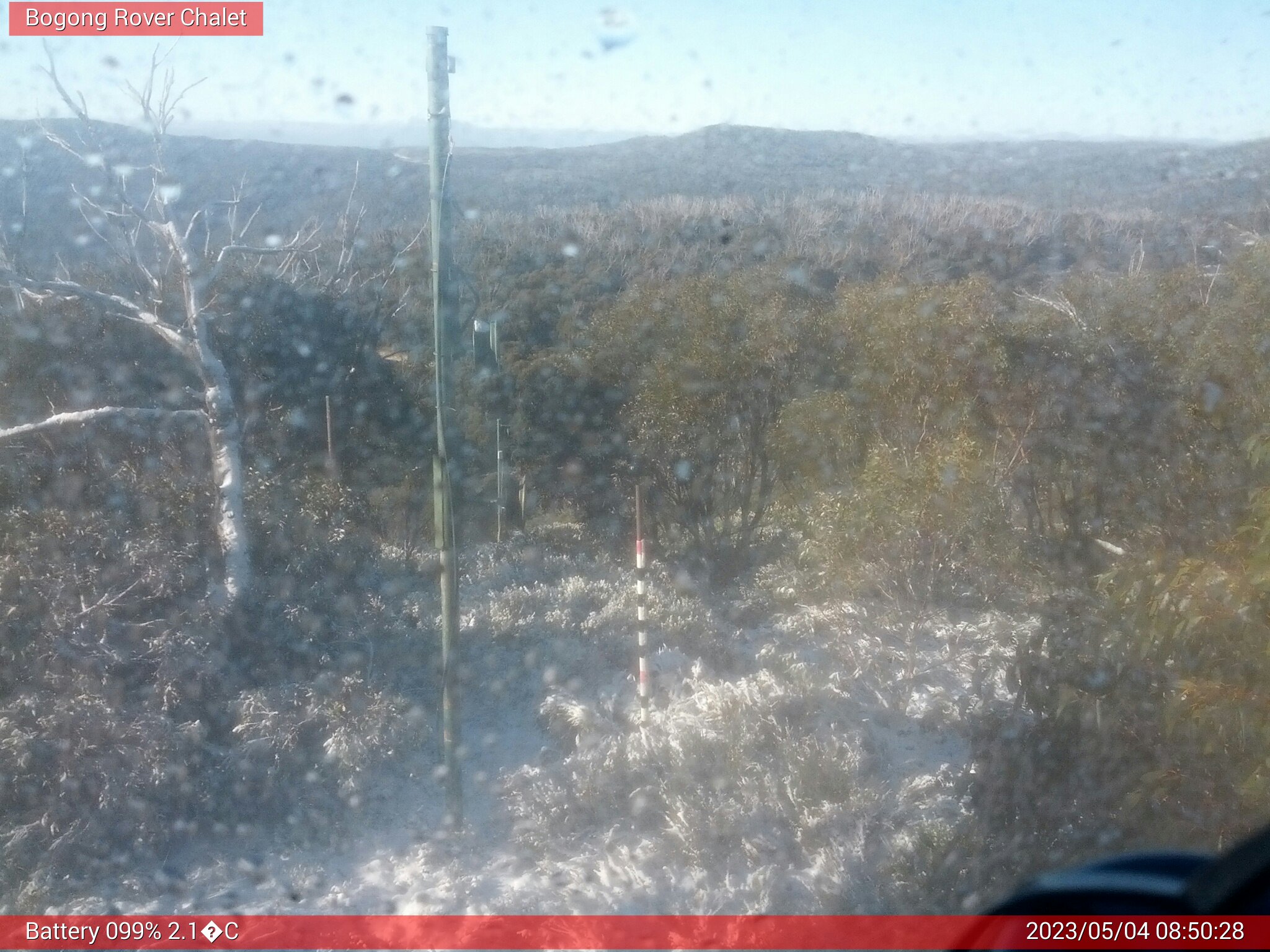 Bogong Web Cam 8:50am Thursday 4th of May 2023