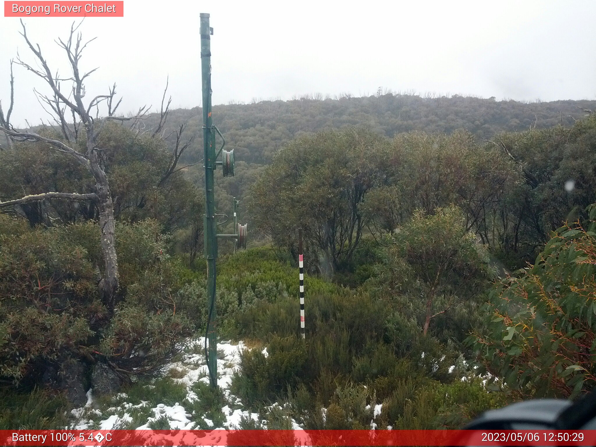 Bogong Web Cam 12:50pm Saturday 6th of May 2023