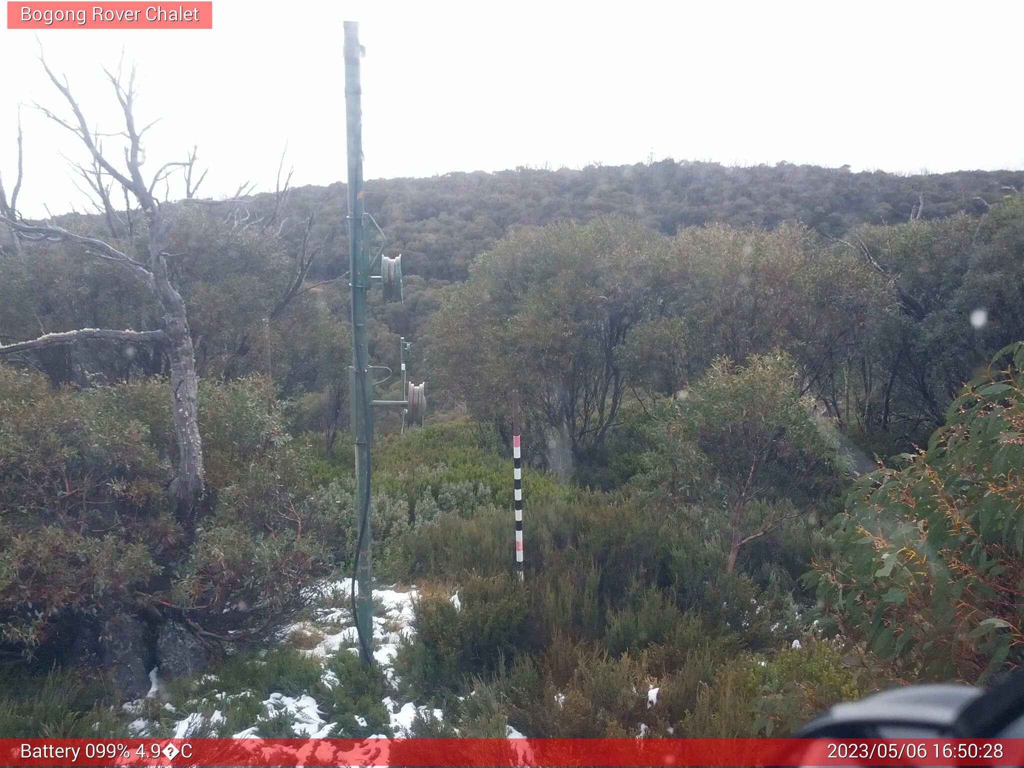 Bogong Web Cam 4:50pm Saturday 6th of May 2023