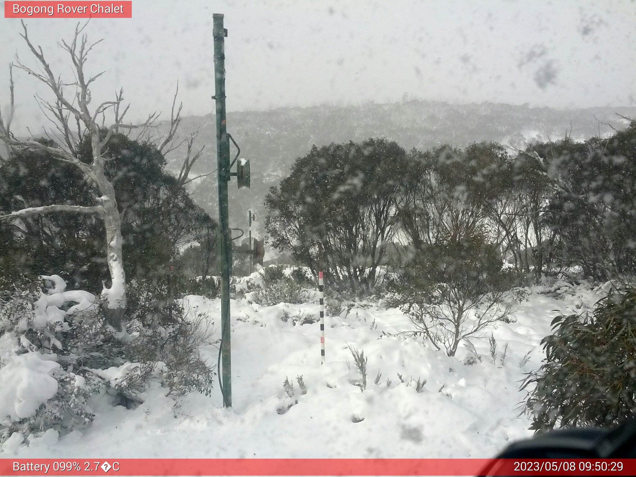 Bogong Web Cam 9:50am Monday 8th of May 2023