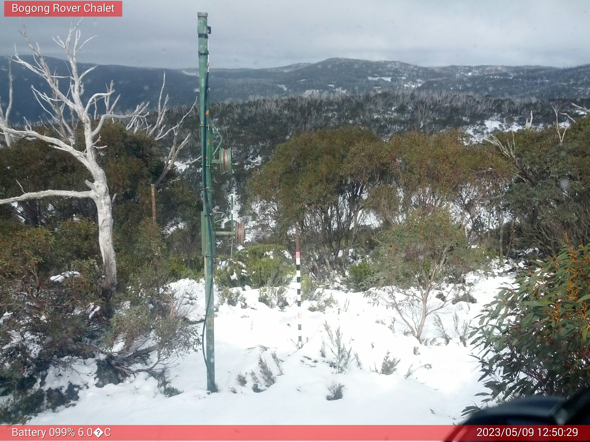 Bogong Web Cam 12:50pm Tuesday 9th of May 2023