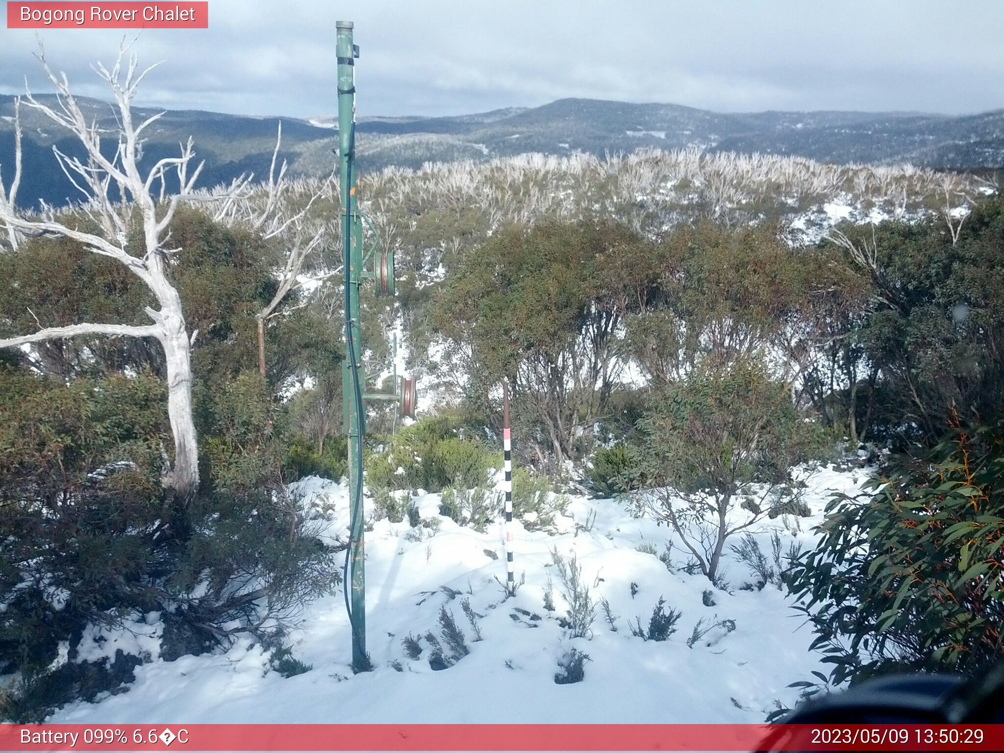 Bogong Web Cam 1:50pm Tuesday 9th of May 2023