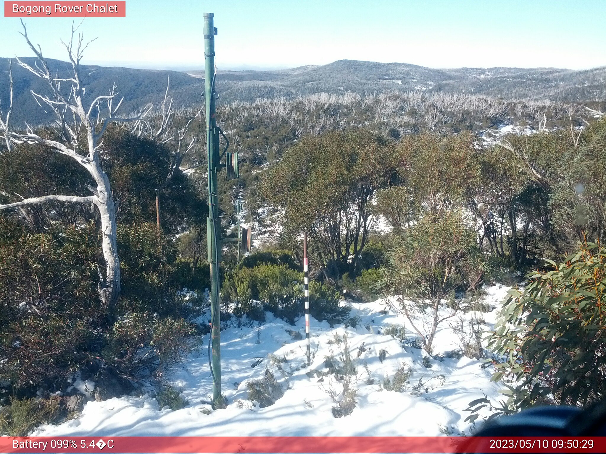 Bogong Web Cam 9:50am Wednesday 10th of May 2023