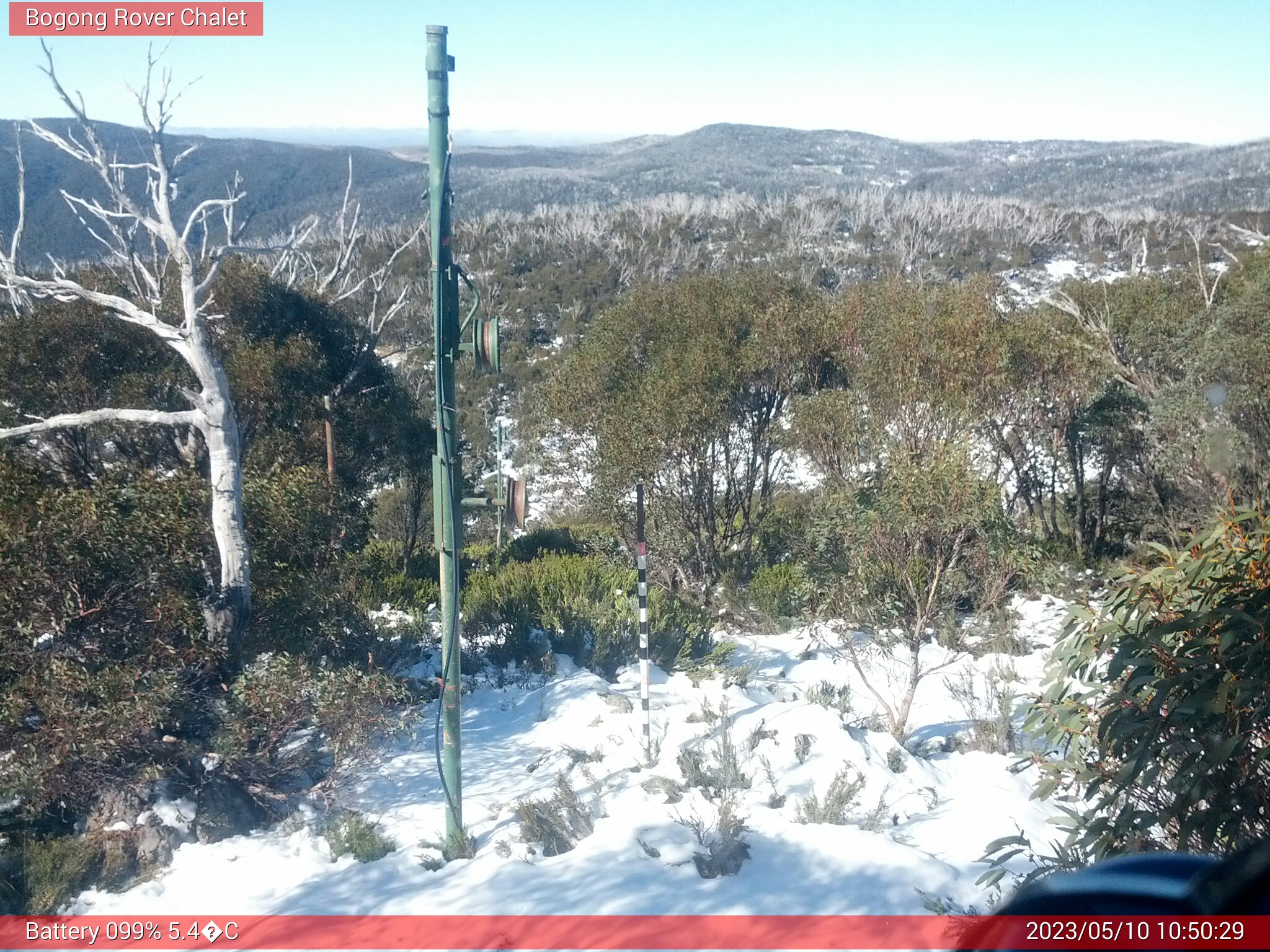 Bogong Web Cam 10:50am Wednesday 10th of May 2023