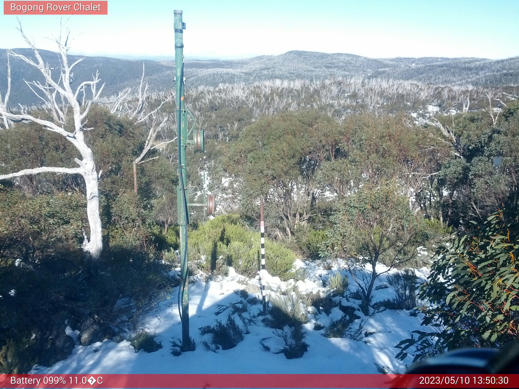 Bogong Web Cam 1:50pm Wednesday 10th of May 2023