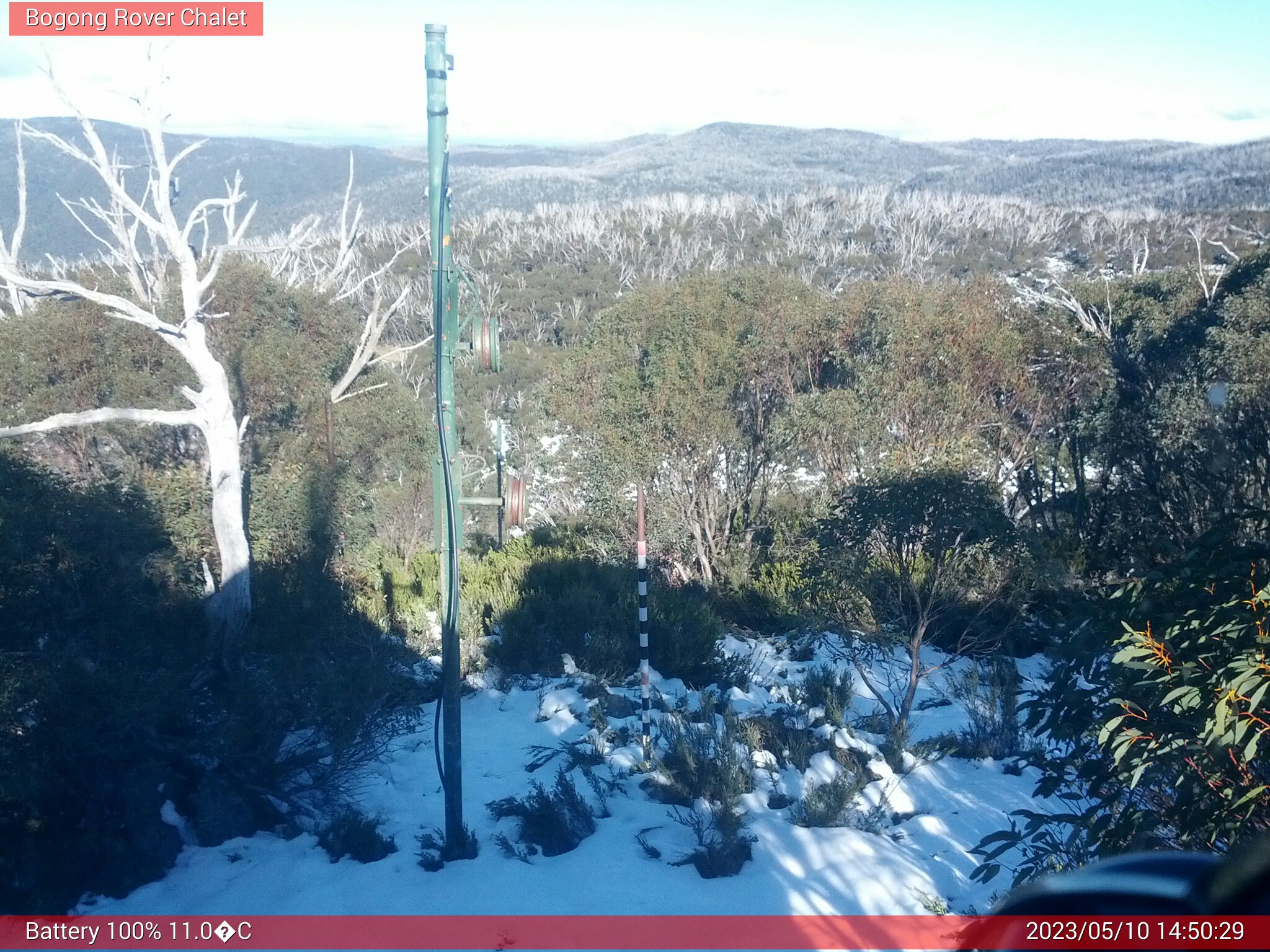 Bogong Web Cam 2:50pm Wednesday 10th of May 2023