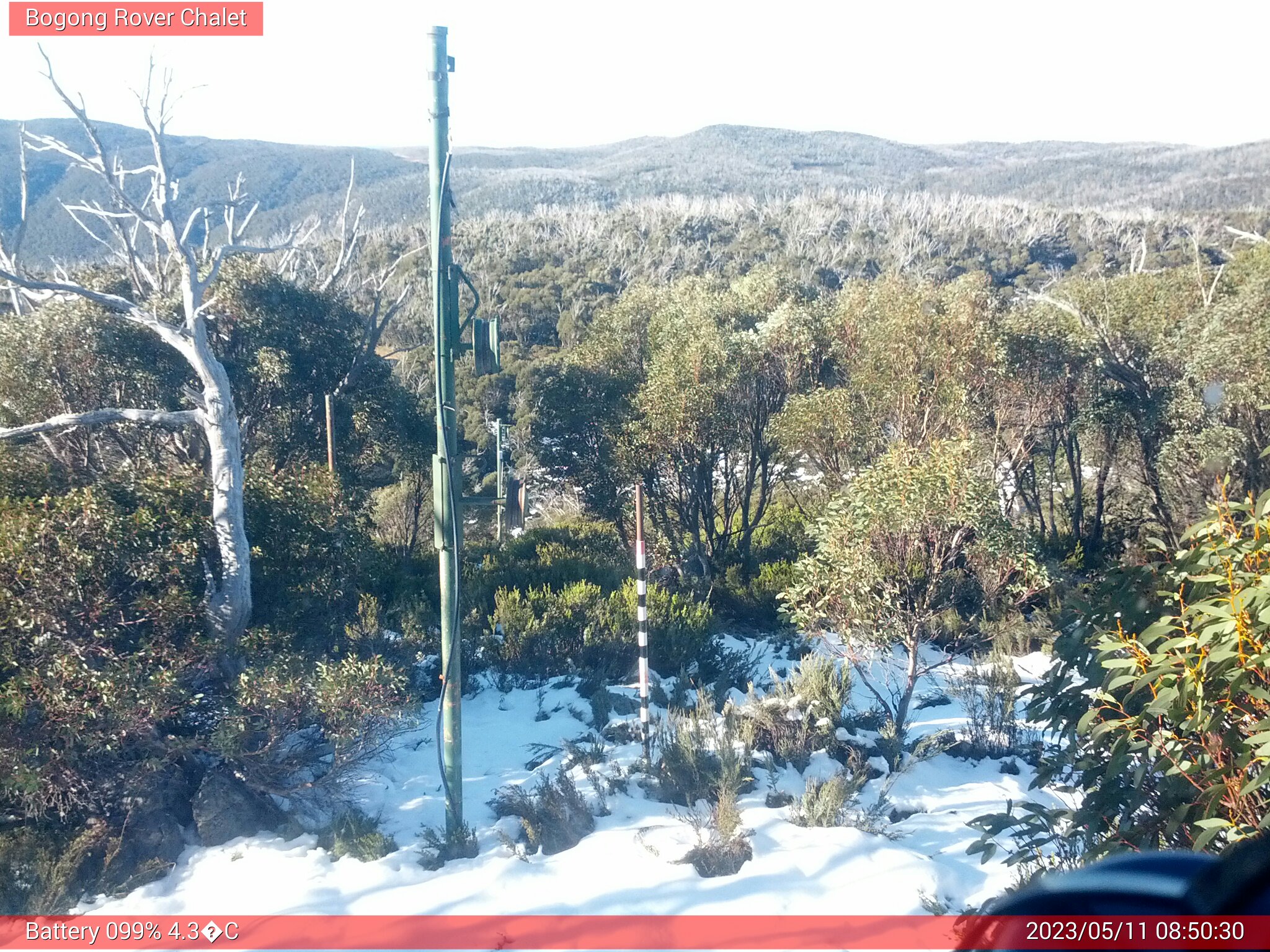 Bogong Web Cam 8:50am Thursday 11th of May 2023