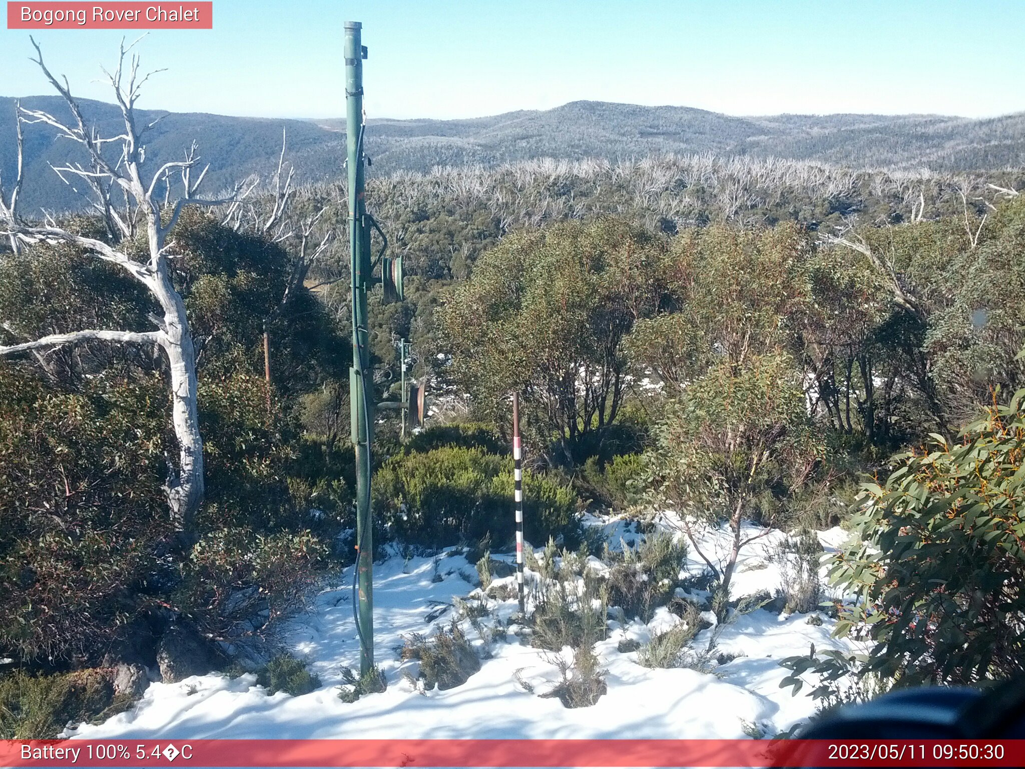 Bogong Web Cam 9:50am Thursday 11th of May 2023