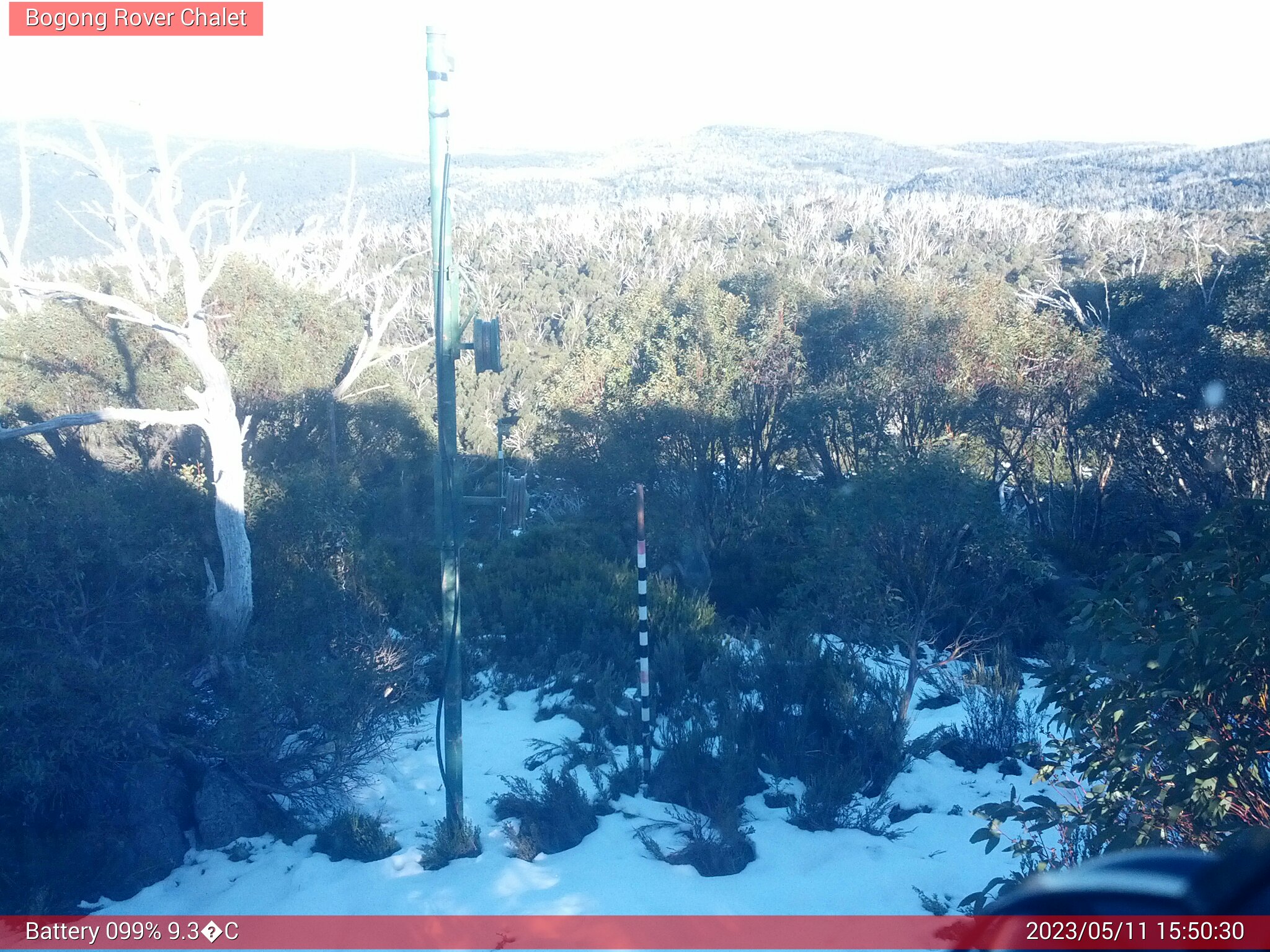 Bogong Web Cam 3:50pm Thursday 11th of May 2023