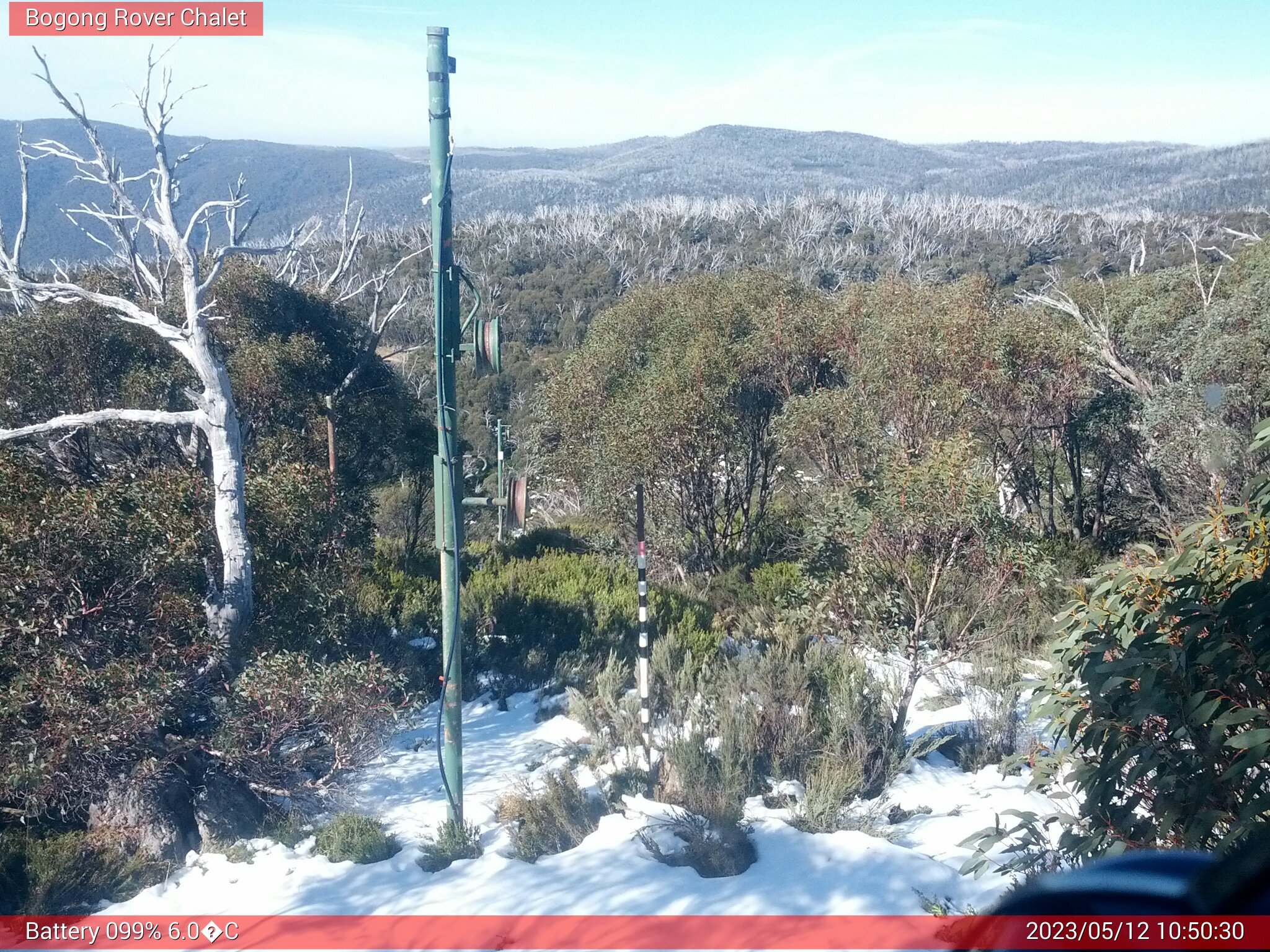 Bogong Web Cam 10:50am Friday 12th of May 2023